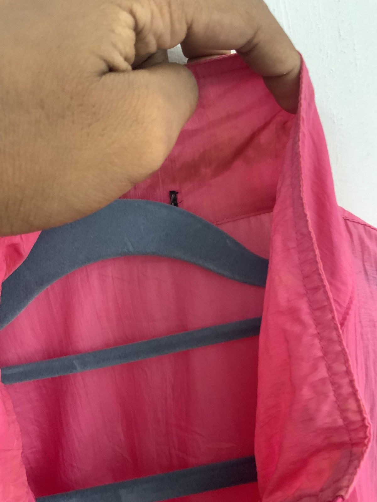 Japanese Brand Vintage Paris Pink Nylon Embroidery Jacket Size US L / EU 52-54 / 3 - 10 Thumbnail