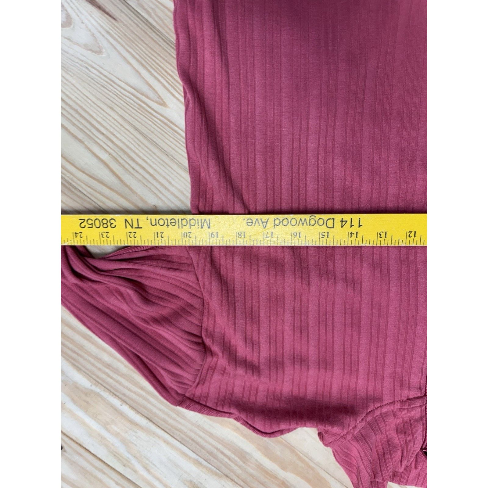 Pro Player Women's Pro Player Sz M 1/4 Zip Ribbed Texture Mock Neck Red Size M / US 6-8 / IT 42-44 - 5 Thumbnail