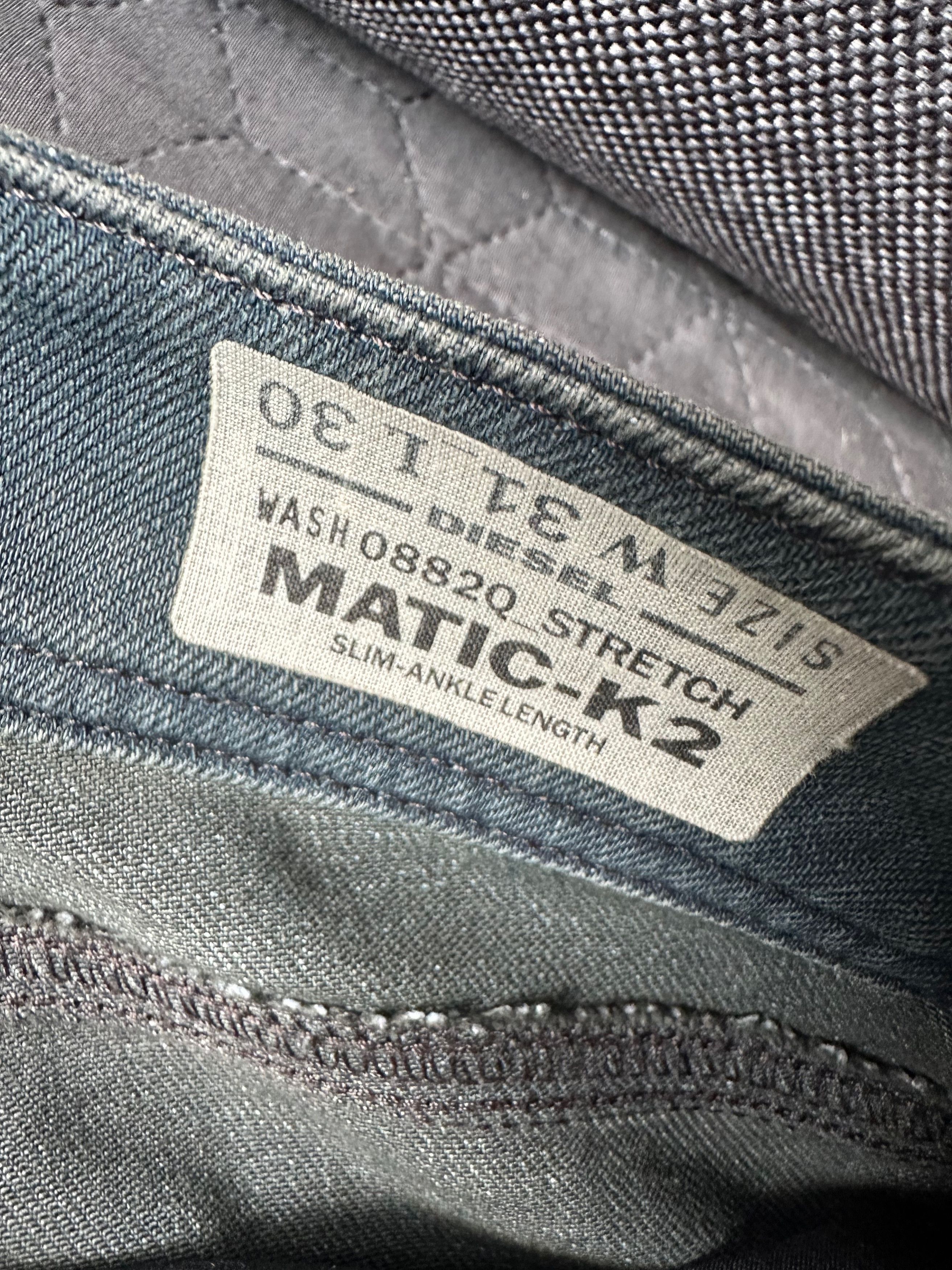 Diesel DIESEL Matic-K2 Slim-Ankle Length stretch pants jeans Size 32" / US 10 / IT 46 - 12 Thumbnail