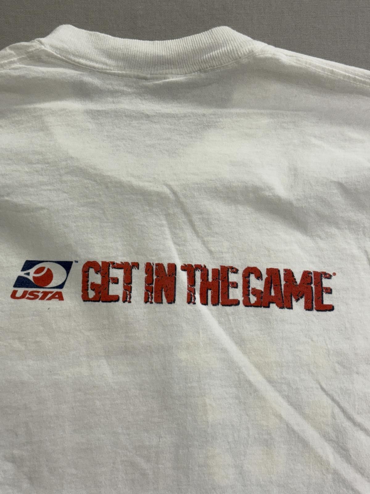 USA Olympics USA Team Tennis T-shirt Get in the Game USTA American Flag M Size US M / EU 48-50 / 2 - 6 Thumbnail