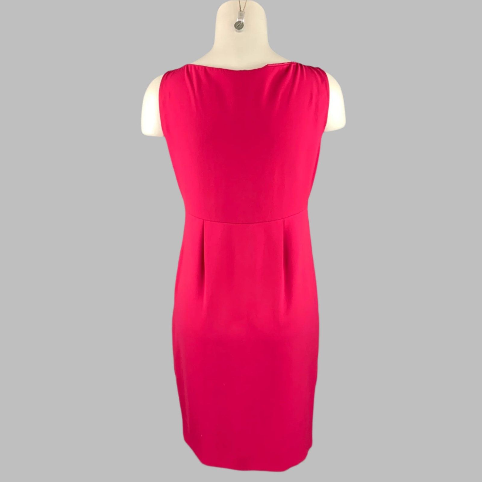Moschino MOSCHINO Pink Fuchsia Polyester Empire Waist Cocktail Dress Size M / US 6-8 / IT 42-44 - 3 Thumbnail