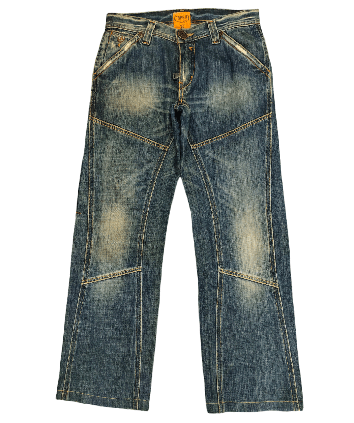 Kapital Vintage Take Two Barros D0500 Spiral Cut Denim Jeans Size US 31 - 1 Thumbnail