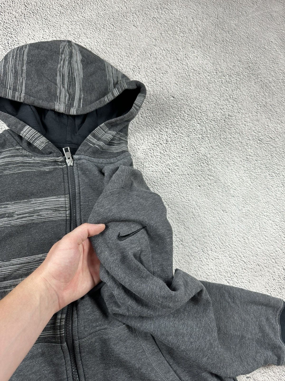 Nike Vintage Nike Full Zip Hoodie Y2K Sportwear Style Size US S / EU 44-46 / 1 - 6 Thumbnail