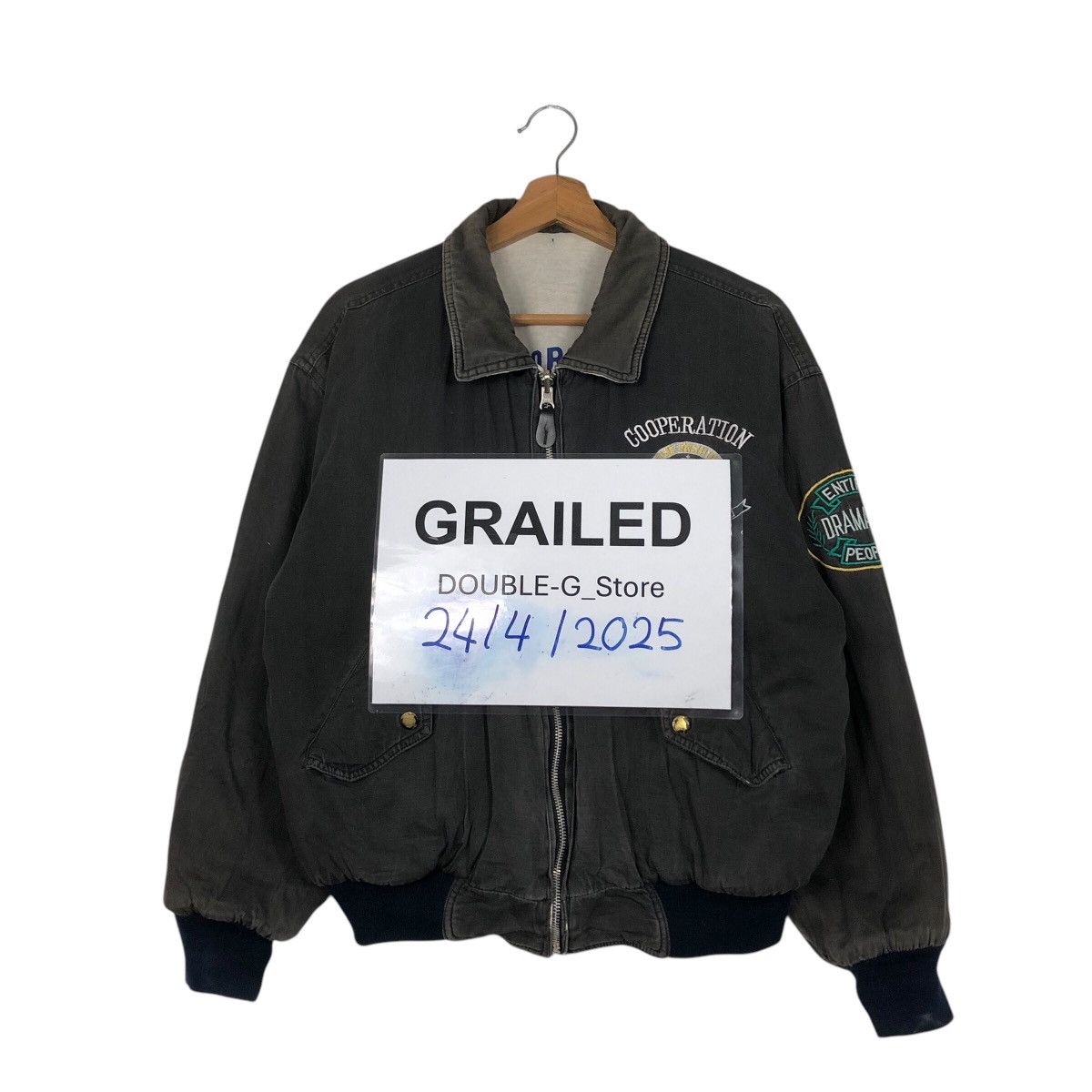 Japanese Brand 📌Vintage Reversible Bomber Jacket Cooperation Issey Miyake Size US M / EU 48-50 / 2 - 1 Thumbnail