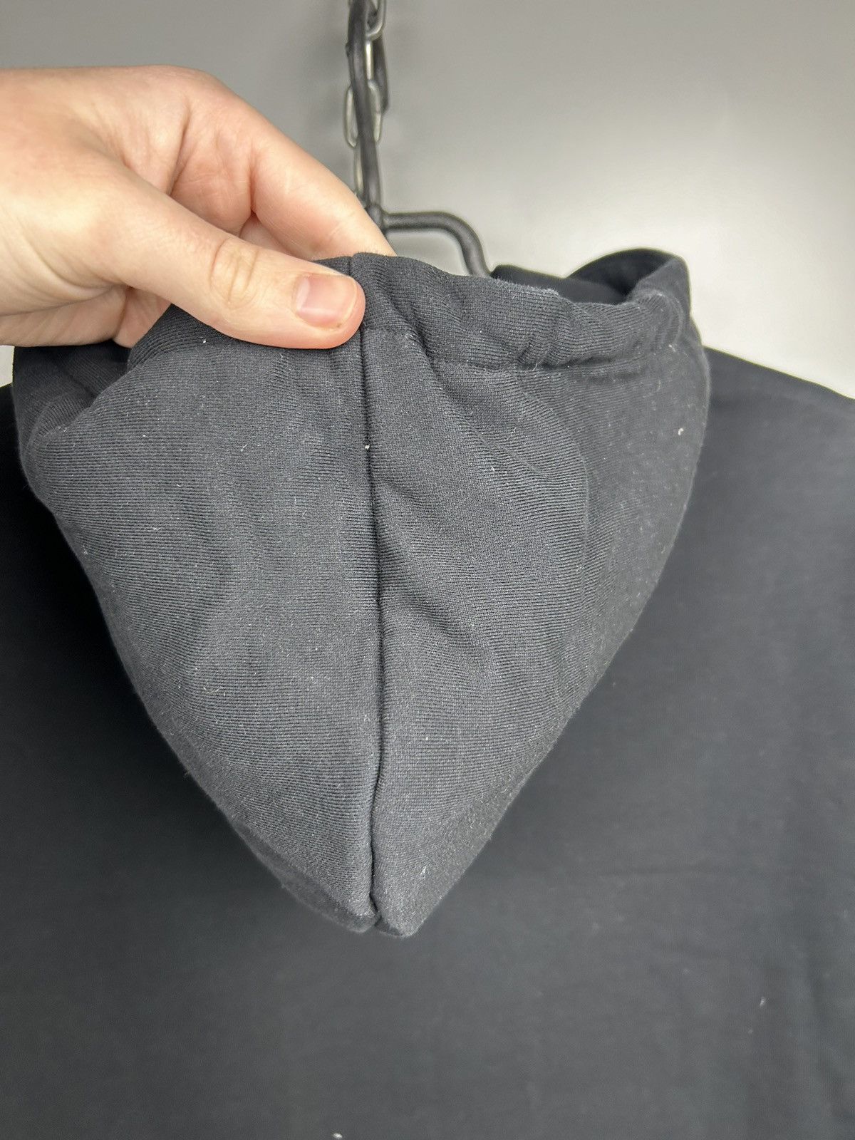 Balmain Balmain Crop Top Hooded Sweatshirt Black Size S / US 4 / IT 40 - 18 Thumbnail