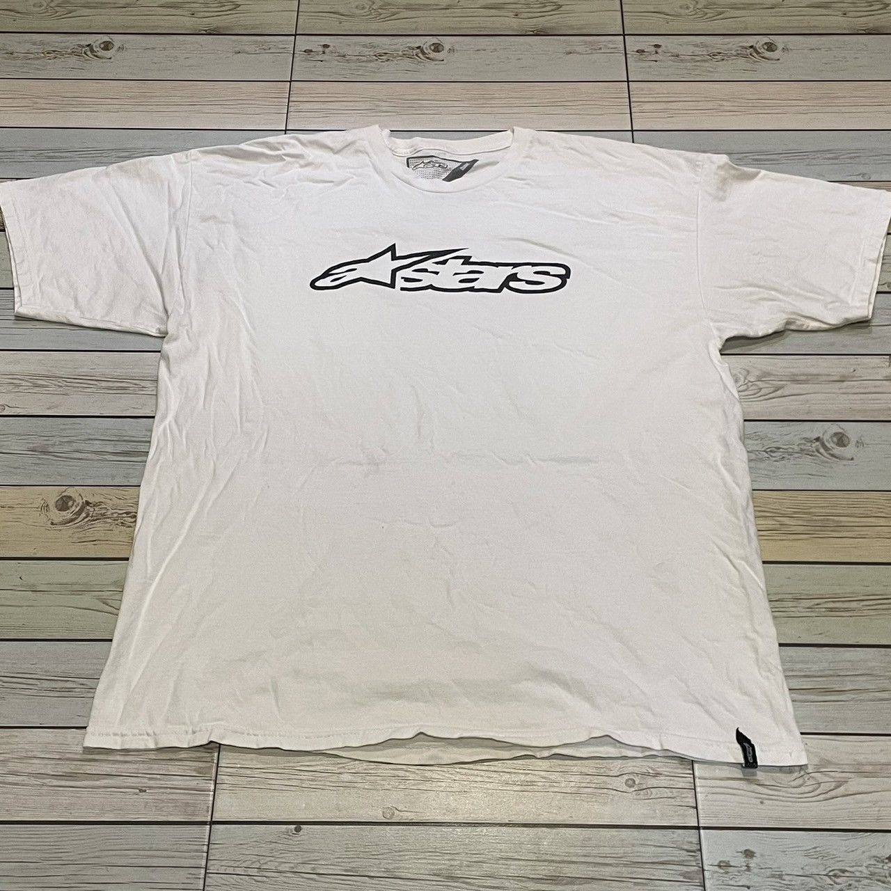 Affliction × Alpinestars × Fox Racing Rare Alpinestars Wings Cross Tee Y2K Affliction Style Size US XL / EU 56 / 4 - 1 Thumbnail