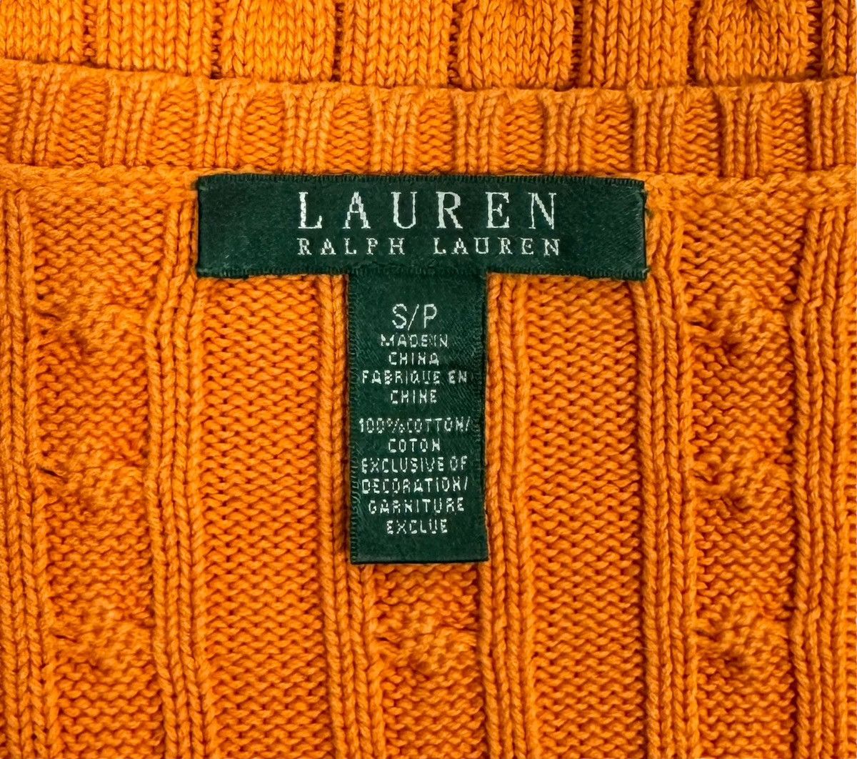 Lauren Ralph Lauren Lauren Ralph Lauren Cable Knit Sweater Cotton V-Neck size S Size S / US 4 / IT 40 - 10 Thumbnail