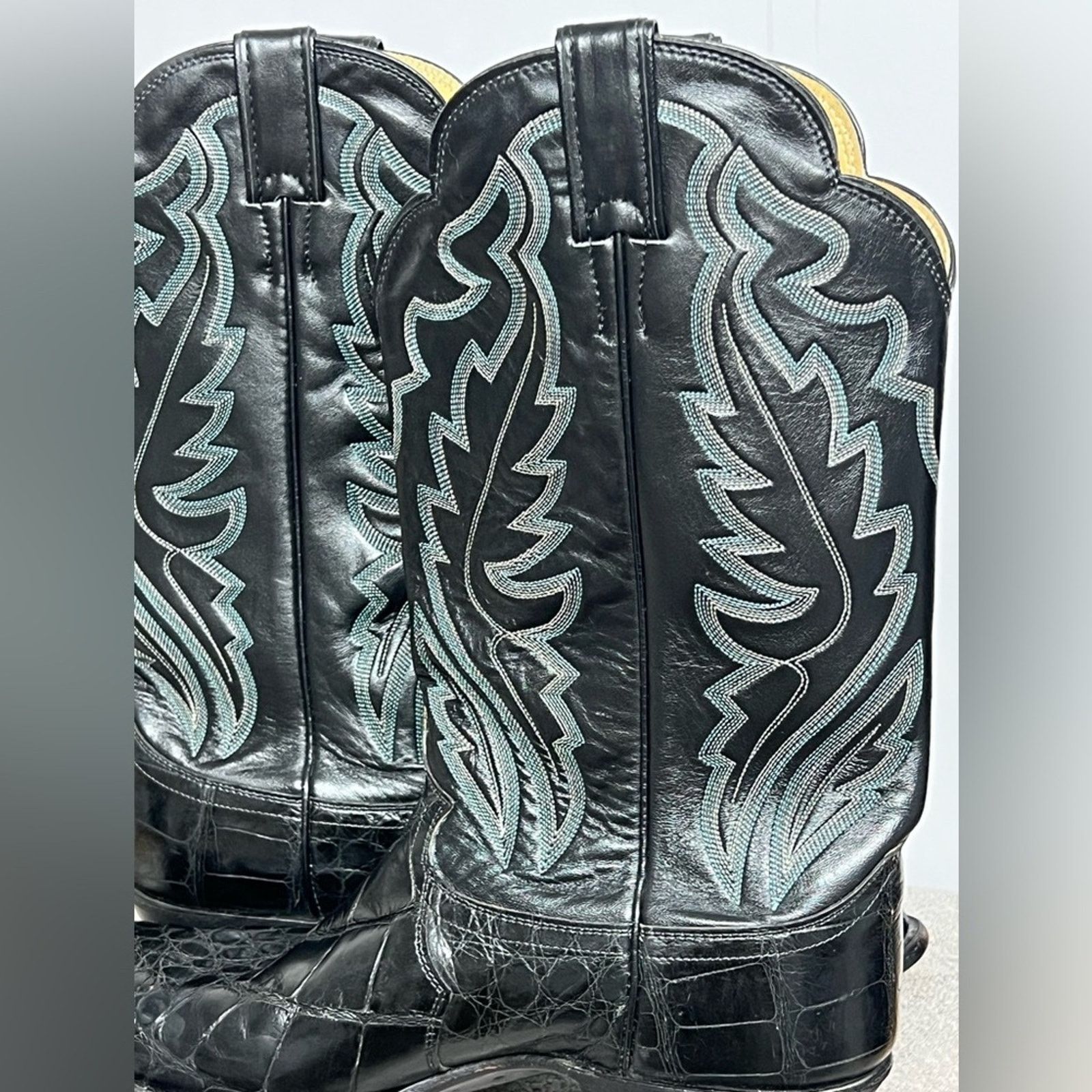 Justin Boots Vintage 80’s Justin Alligator Boots Walking Dead Rick Grimes Size US 11 / EU 44 - 8 Thumbnail