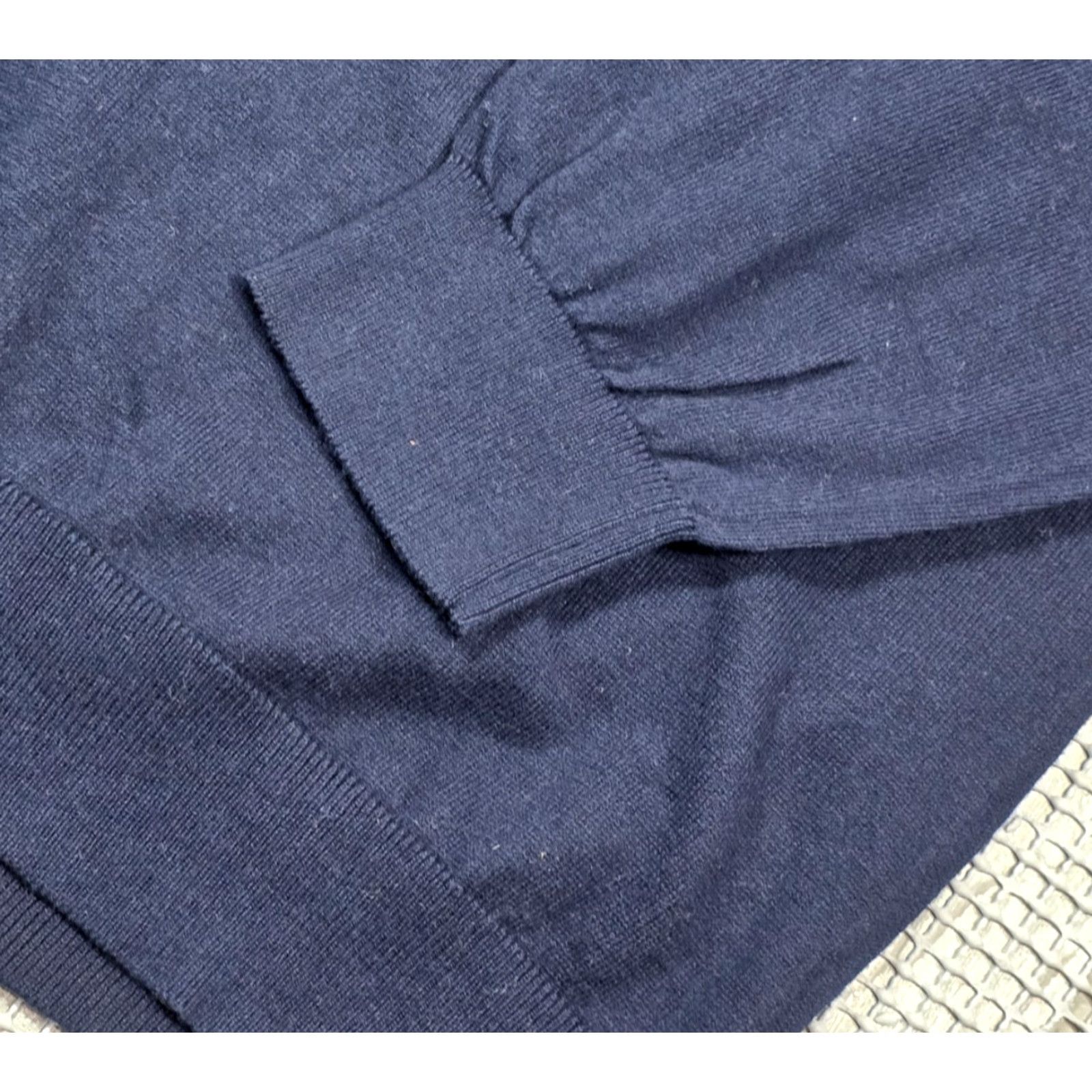 Vintage LL Bean Sweater Mens 2XL Blue Pullover V-Neck Knit Long Sleeve Cashmere Blend Size US XXL / EU 58 / 5 - 6 Thumbnail