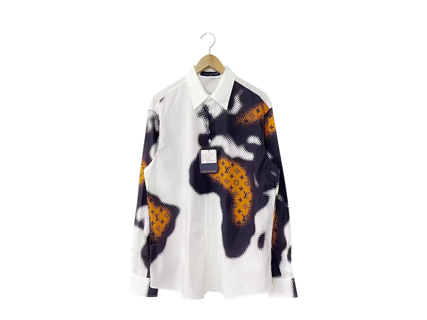Louis Vuitton LV Bonfire Monogram Shirt Size US XL / EU 56 / 4 - 1 Thumbnail