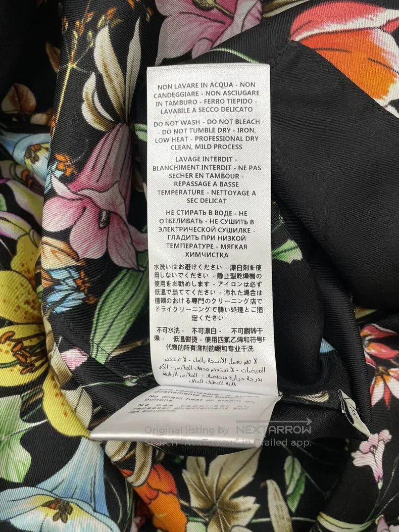 Gucci Gucci Silk floral printed shirt Size XS / US 0-2 / IT 36-38 - 7 Thumbnail
