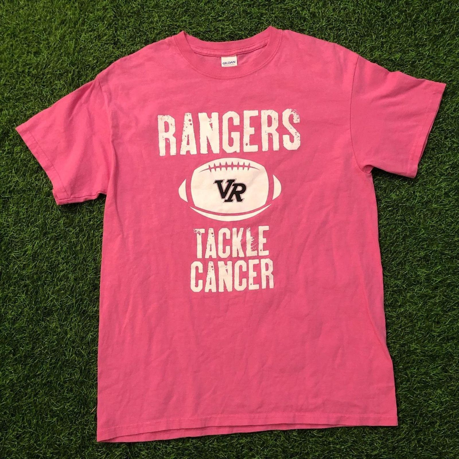 Gildan Pink Rangers Tackle Cancer Graphic Tee Size US M / EU 48-50 / 2 - 1 Thumbnail