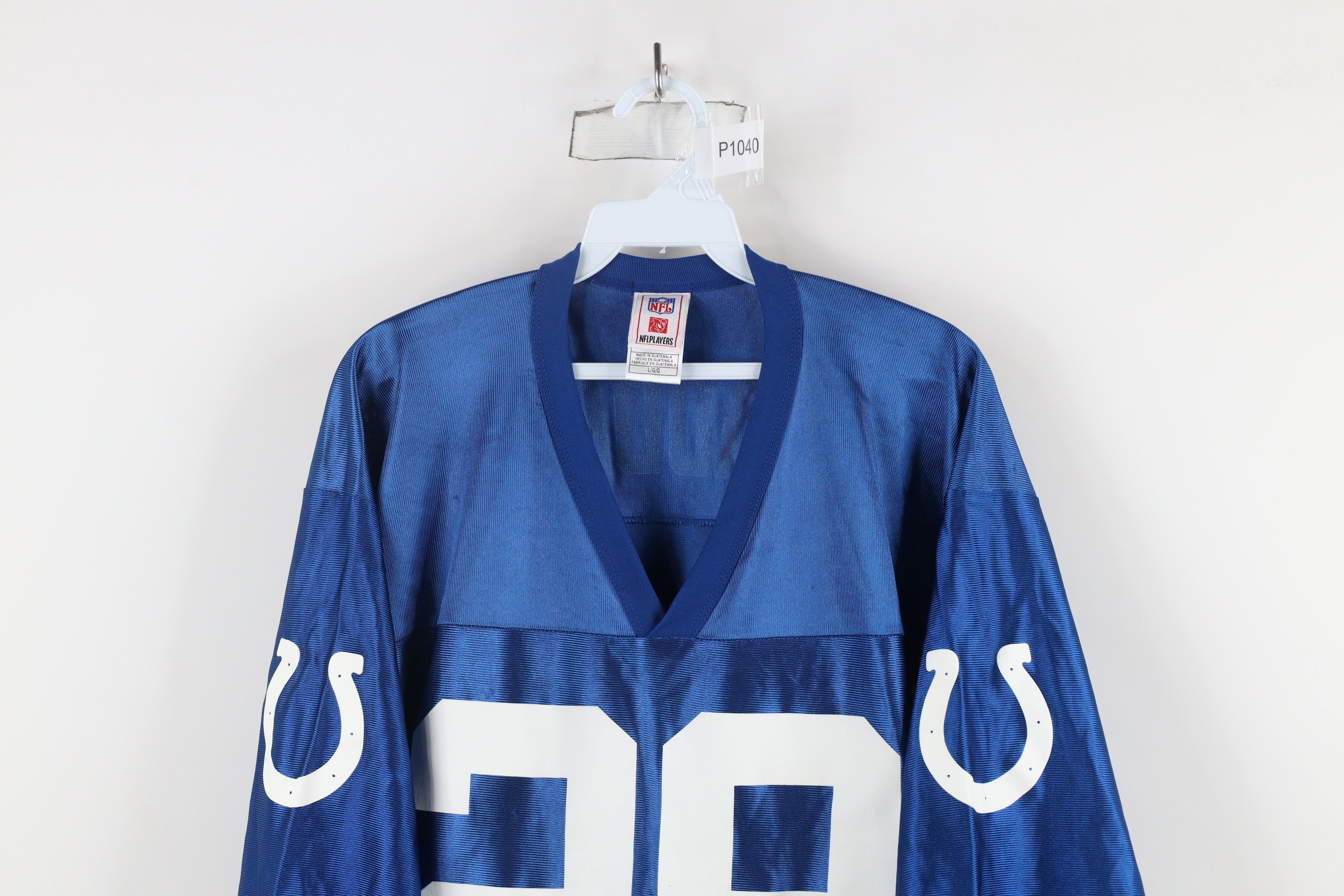Vintage Vintage NFL Indianapolis Colts Football Jersey Blue #29 Size US L / EU 52-54 / 3 - 2 Thumbnail