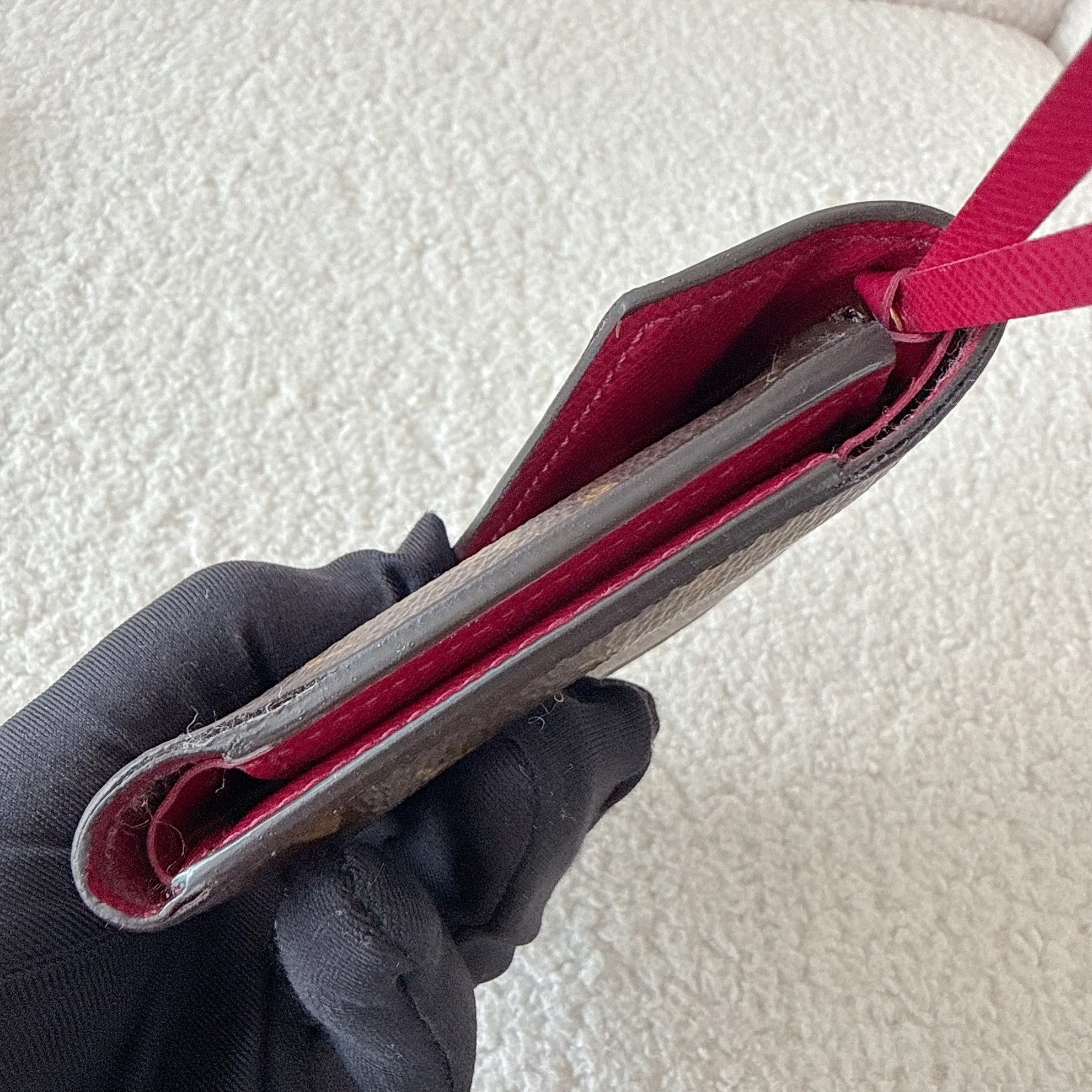 Louis Vuitton LV Victorine Short Wallet Red Bean 1579 Size ONE SIZE - 4 Thumbnail