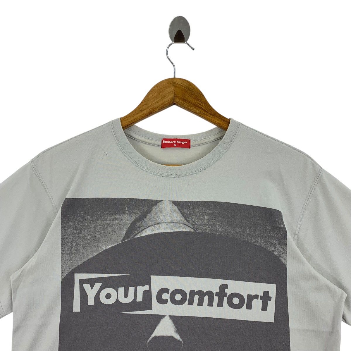 Barbara Kruger × Vintage Vintage BARBARA KRUGER your comfort is my silence tee shirt Size US M / EU 48-50 / 2 - 2 Thumbnail