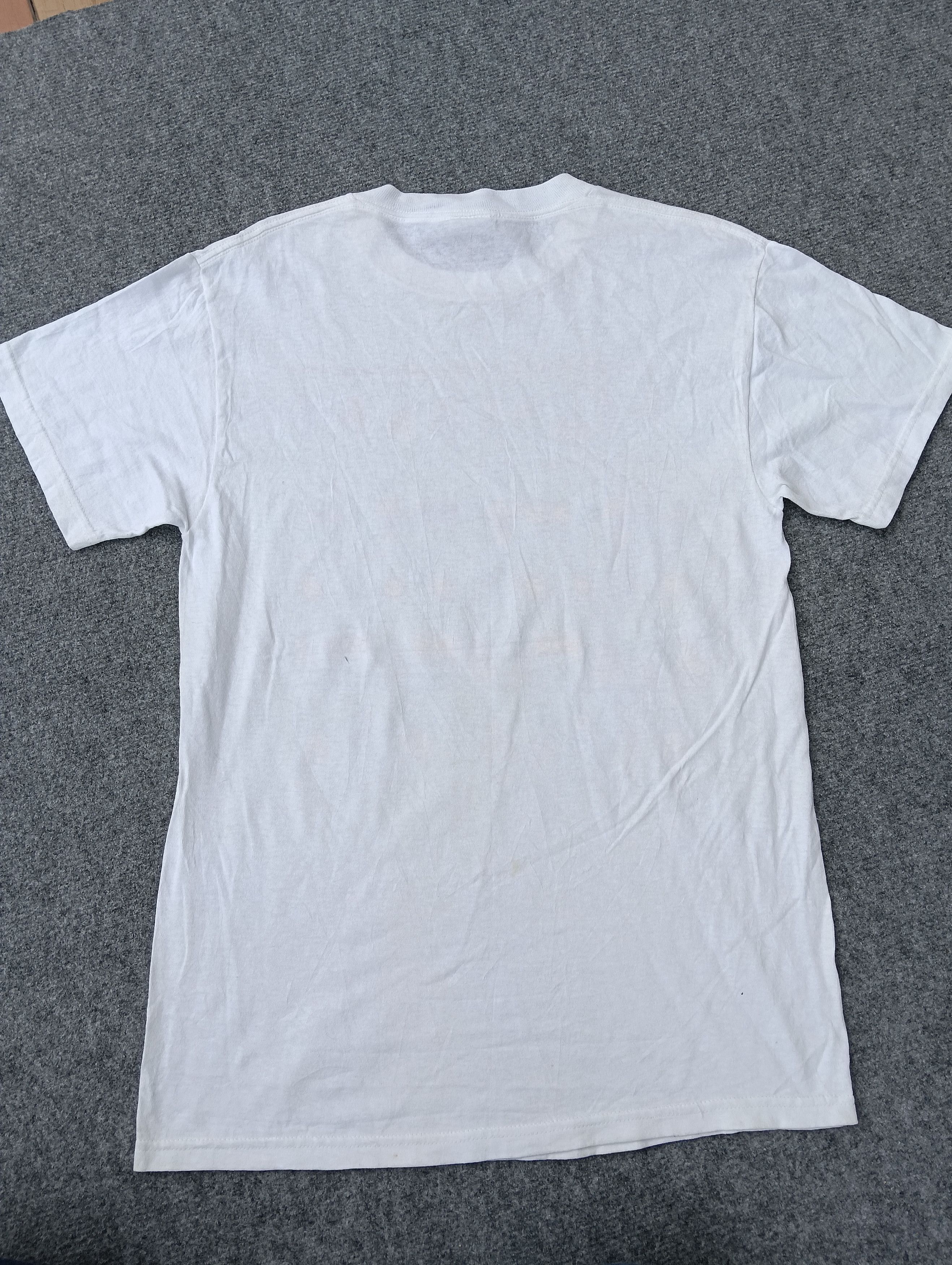 Vintage Rare 🔥 Vintage stick man Rasta white Tshirt. Size US S / EU 44-46 / 1 - 4 Thumbnail