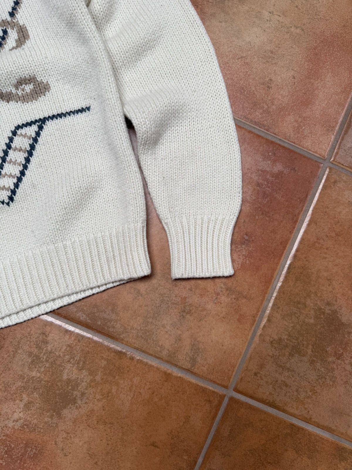 Vintage Vintage Knitted Motif Sweater Size US L / EU 52-54 / 3 - 5 Thumbnail