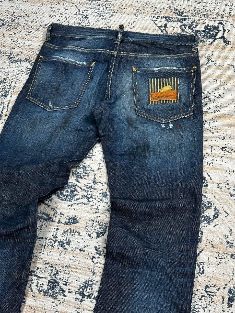 Dsquared2 Dsquared 2 Distressed Paint Splatter Slim Jeans Size US 32 / EU 48 - 12 Thumbnail