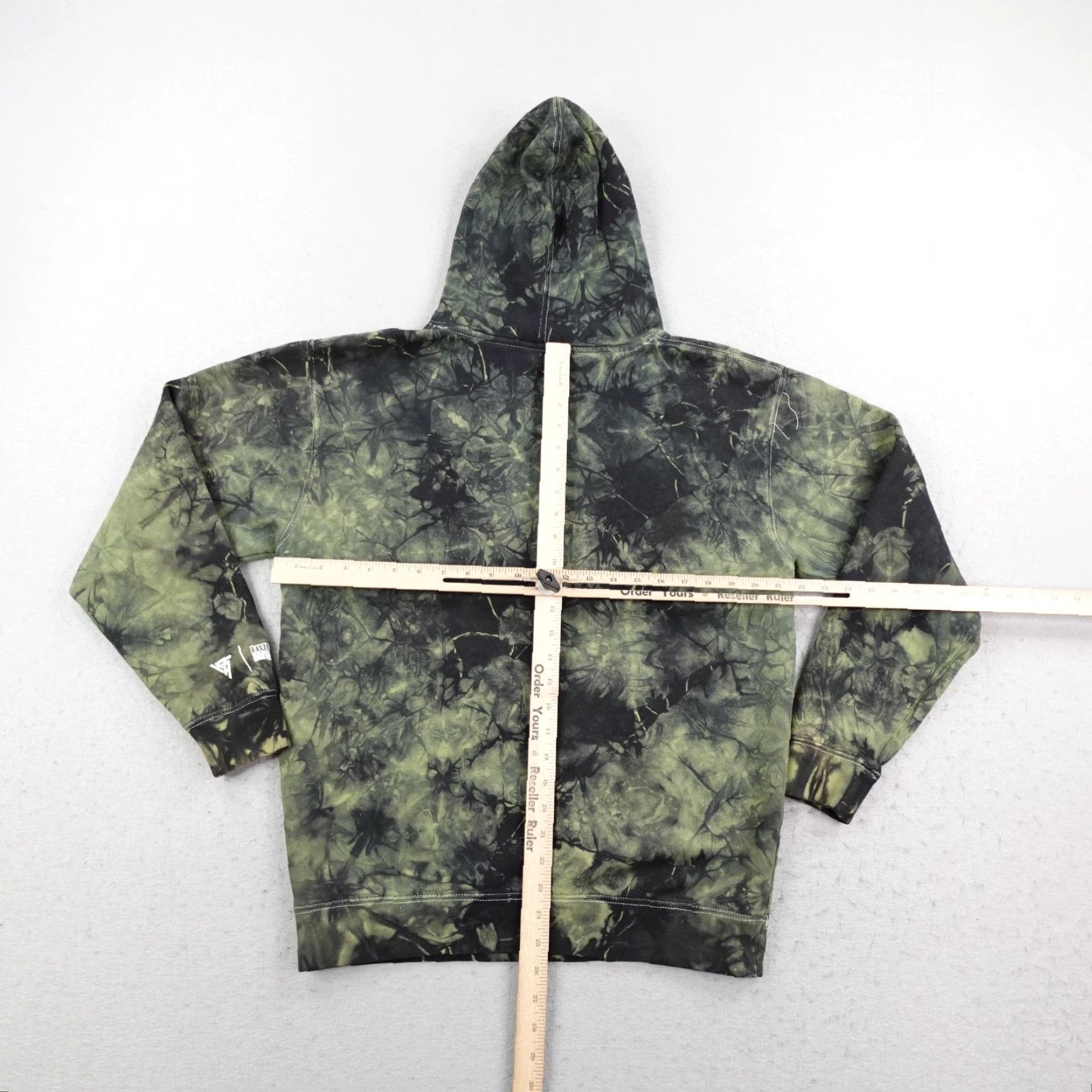 Hypland Hypland Hoodie Men Medium Green Black Tie Dye Anime Gon Freecss Sweatshirt Size US M / EU 48-50 / 2 - 5 Thumbnail