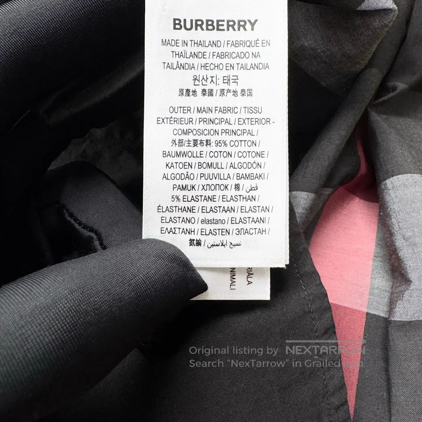 Burberry Burberry Black and white large check pattern long-sleeve s Size US XXL / EU 58 / 5 - 4 Thumbnail