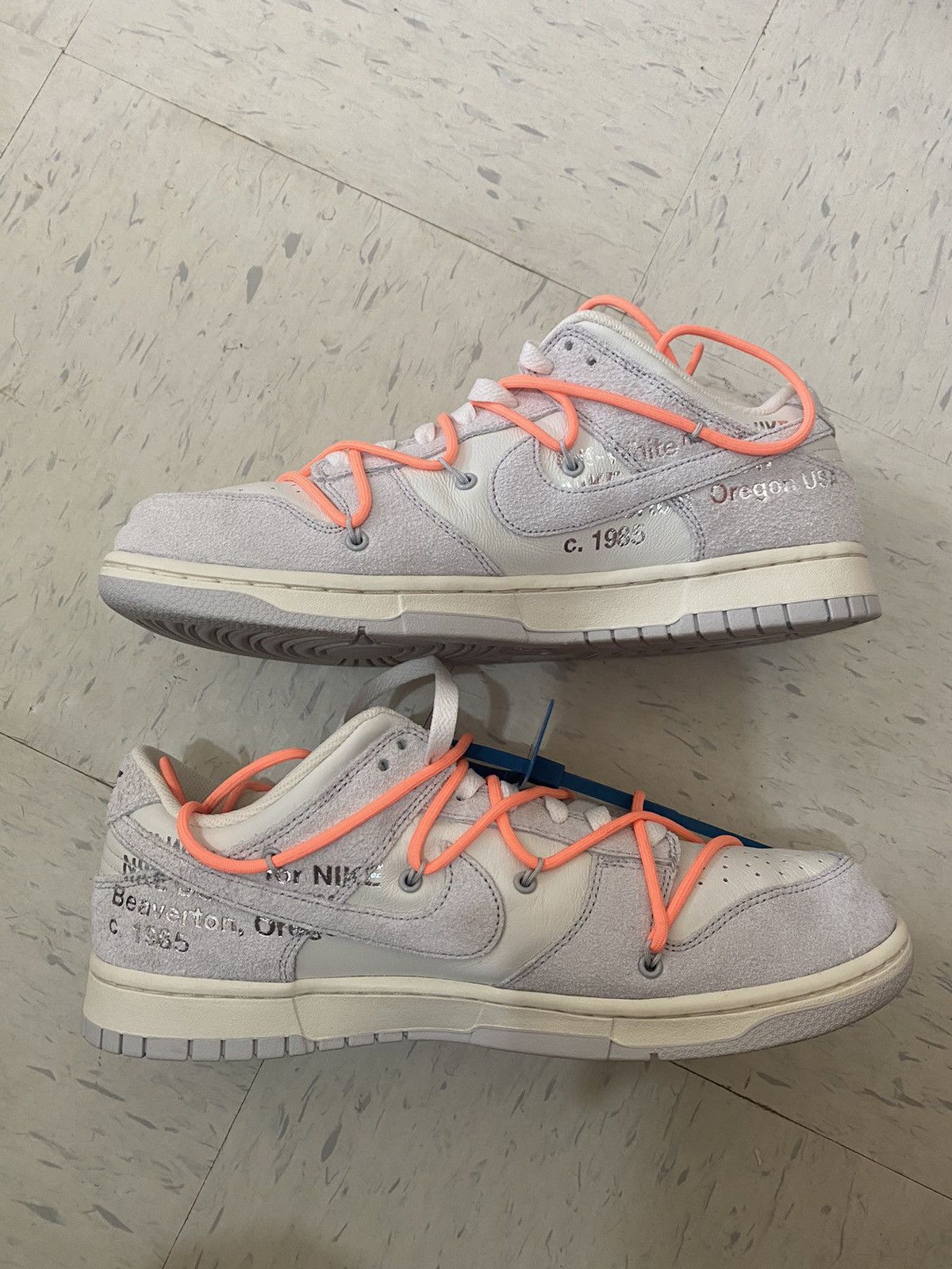 Nike × Off-White Nike dunk low off white Size US 11 / EU 44 - 2 Thumbnail
