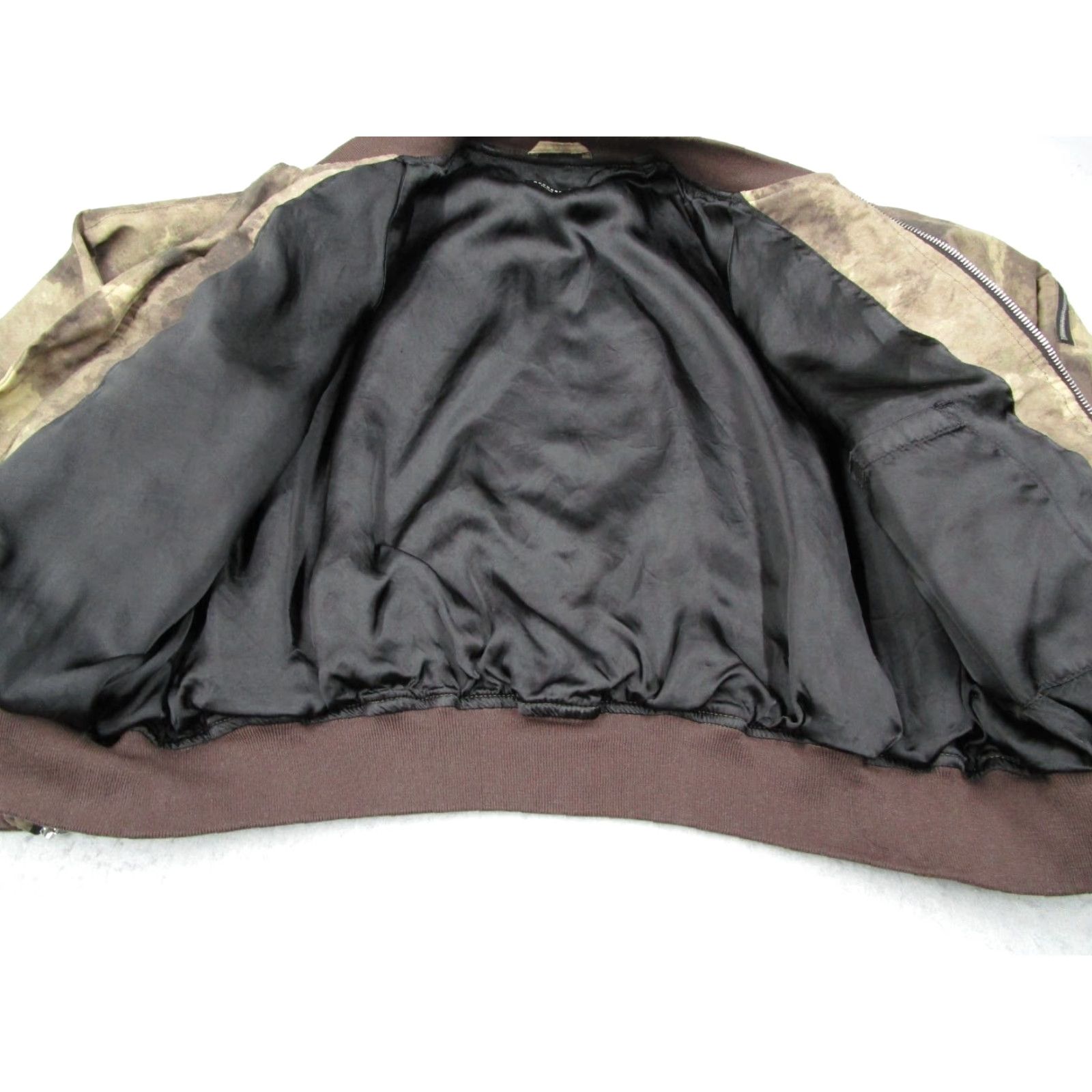 Vintage Represent Jacket Mens Small Brown Camo Wax Cotton Full Zip Bomber Military Size US S / EU 44-46 / 1 - 3 Thumbnail