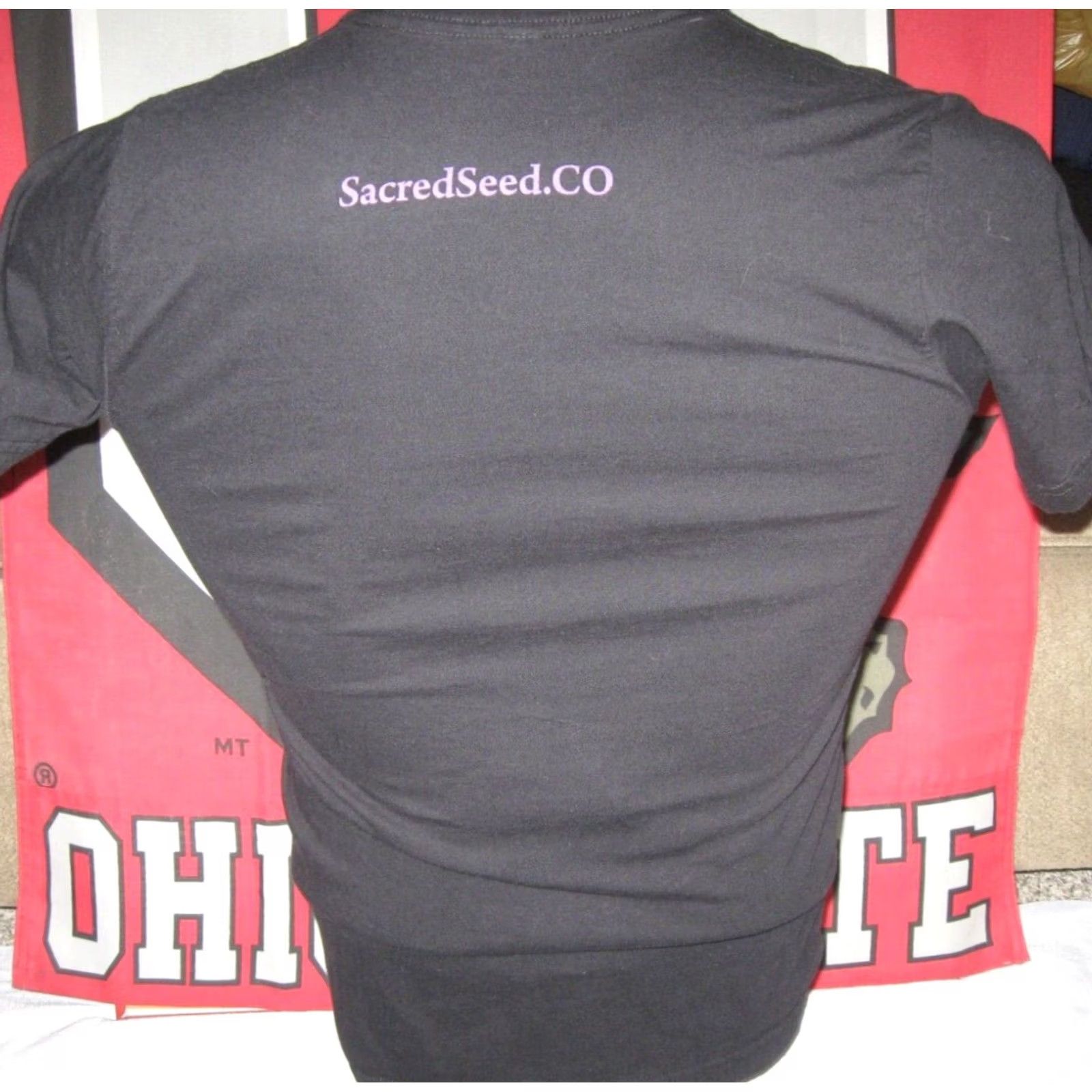 American Apparel SACRED SEED CO denver colorado T Shirt adult Small (SLIM) Cannabis DISPENSARY Shirt Unisex Mens Womens Size US S / EU 44-46 / 1 - 4 Thumbnail