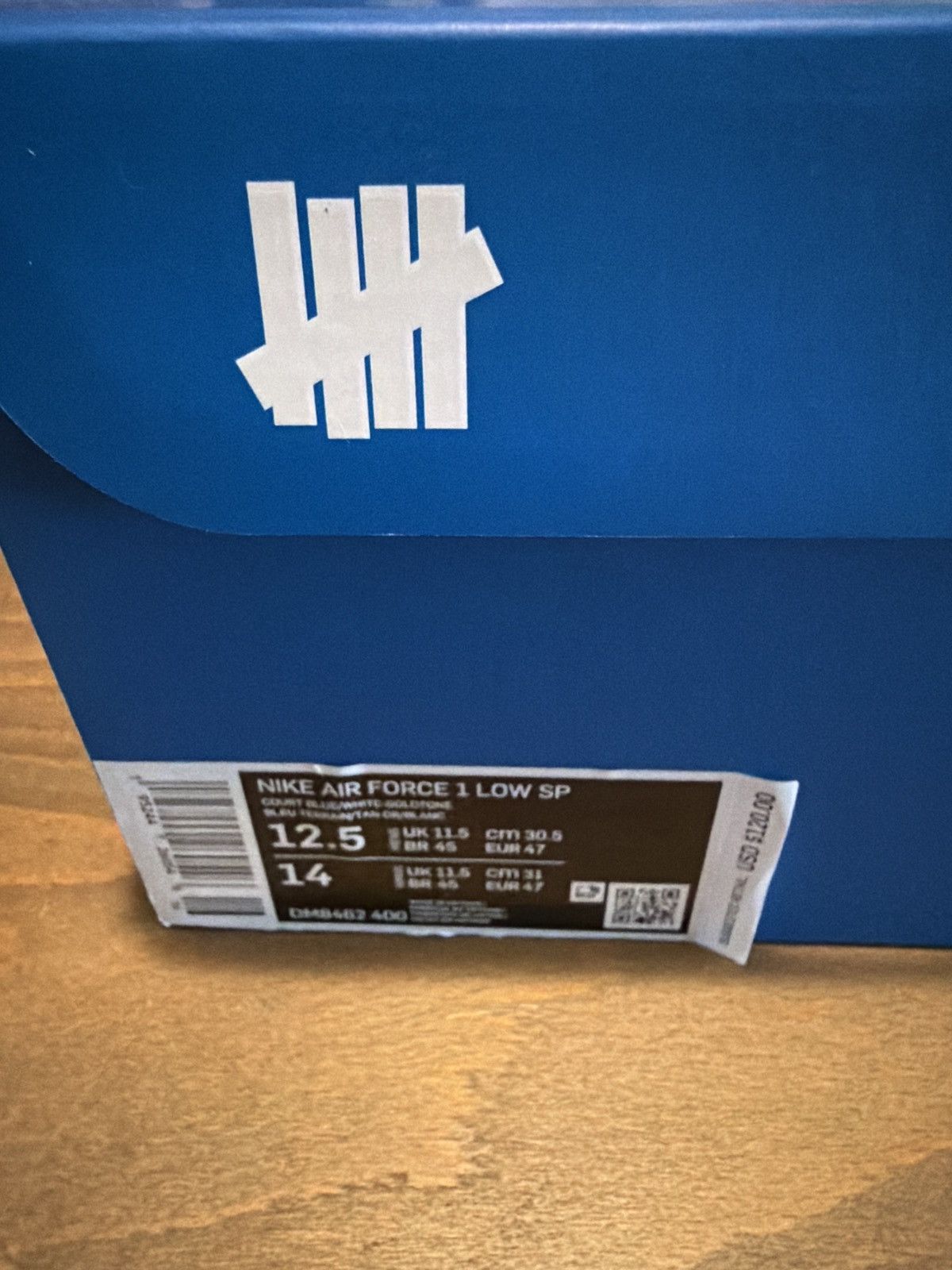 Nike × Undefeated Nike X Undefeated AF1 5 on it Size US 12.5 / EU 45-46 - 9 Thumbnail