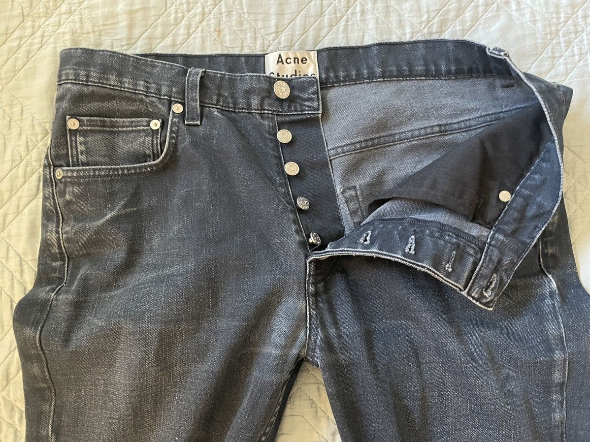 Acne Studios Town Twilight Button Fly 5-Pocket Slim Jean Size US 34 / EU 50 - 4 Thumbnail