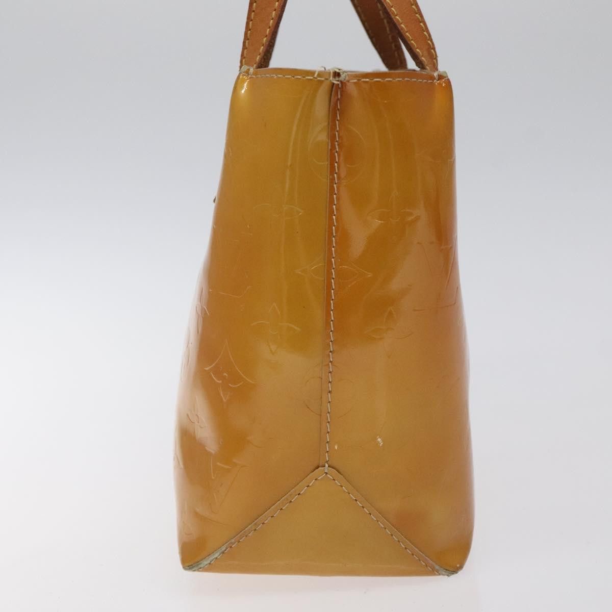 Louis Vuitton LOUIS VUITTON Monogram Vernis Reade PM Hand Bag Beige M91334 Size ONE SIZE - 4 Thumbnail