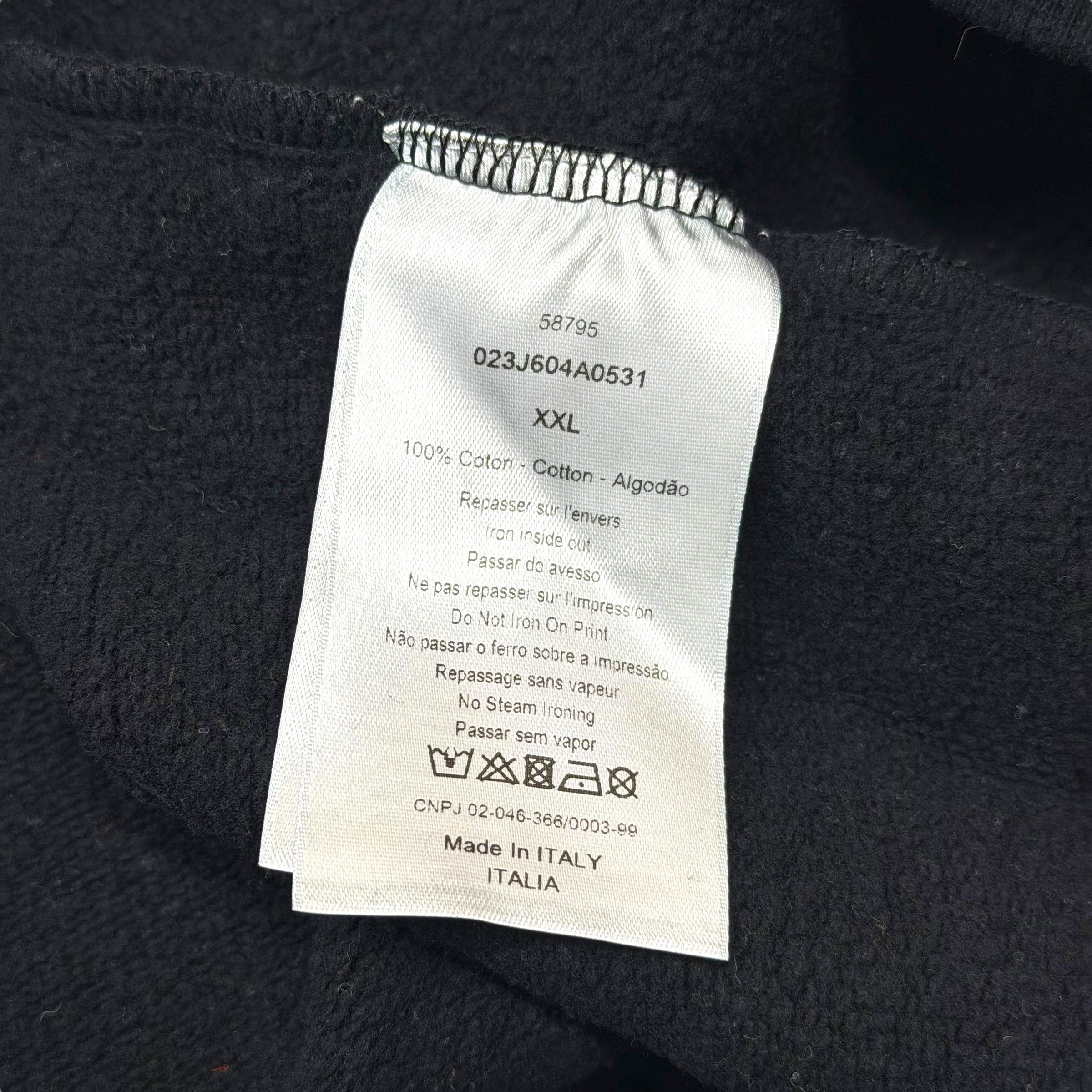 Dior Dior Daniel Arsham Blue Logo Black Sweater XXL Size US XXL / EU 58 / 5 - 6 Thumbnail