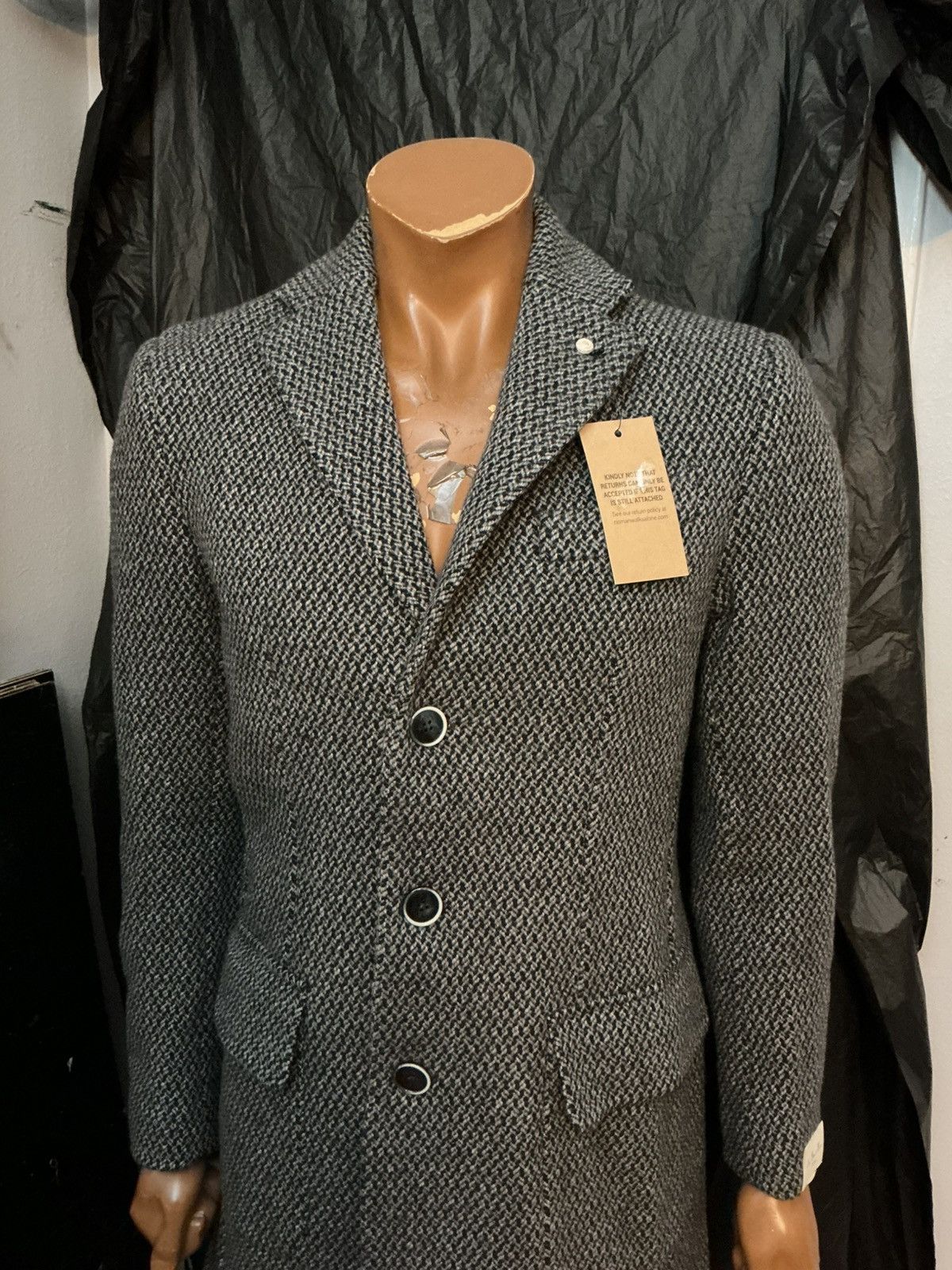 Luigi Bianchi Luigi Bianchi Mantova Sartoria Wool Cashmere Dream Coat Size US S / EU 44-46 / 1 - 11 Thumbnail