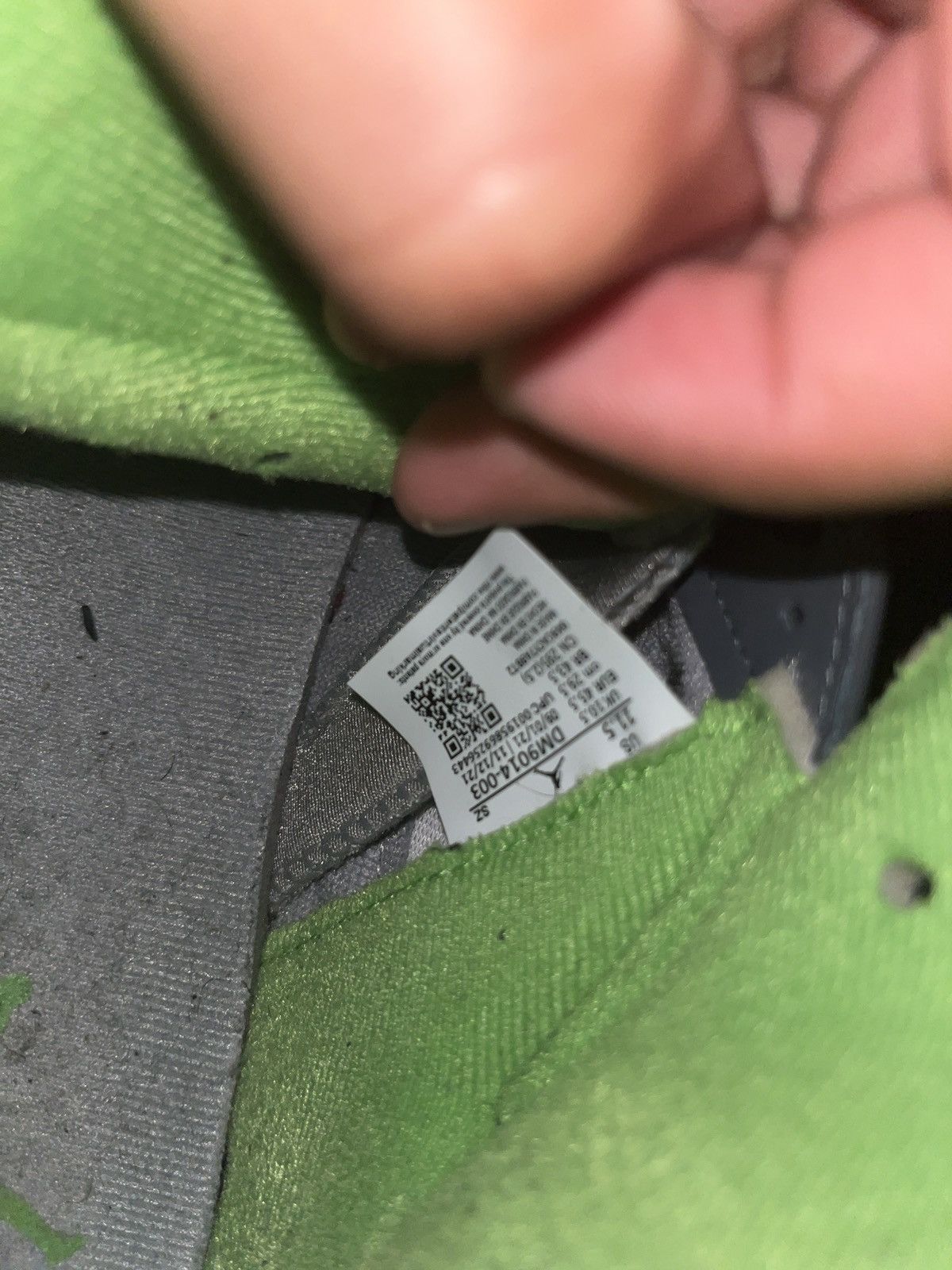 Jordan Brand Green bean 5’s wore once,grey laces included, with box Size US 11.5 / EU 44-45 - 10 Thumbnail
