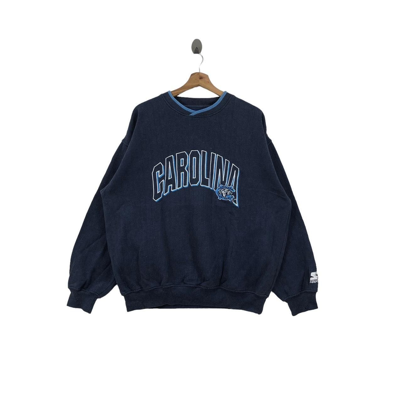 Starter Vintage STARTER CAROLINA TAR HEELS Collegiate Sweatshirt Size L / US 10 / IT 46 - 1 Thumbnail
