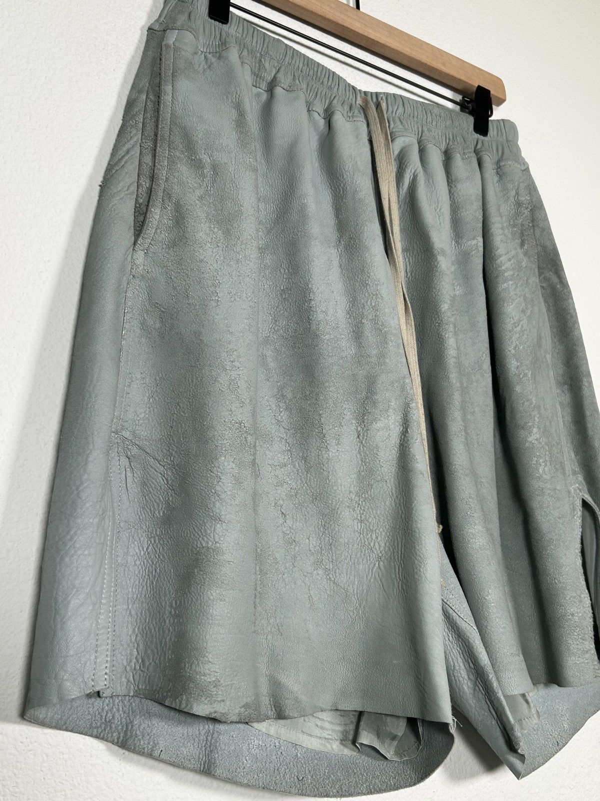 Rick Owens FW24 Porterville Blistered Lamb Leather Shorts Size US 30 / EU 46 - 3 Thumbnail
