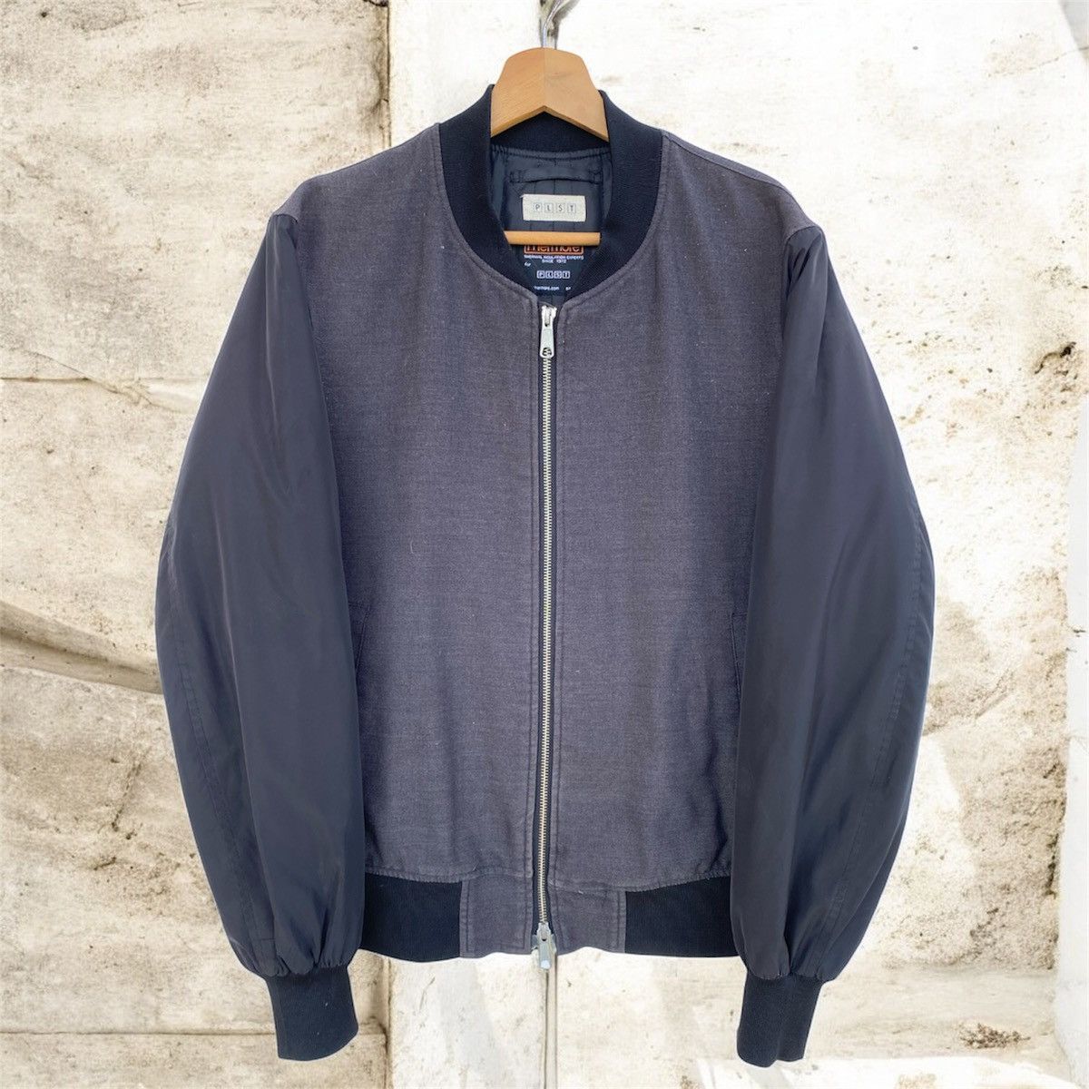 Japanese Brand PLST Charcoal Grey Thermore Insulated Jacket (Size M) Size US M / EU 48-50 / 2 - 1 Thumbnail