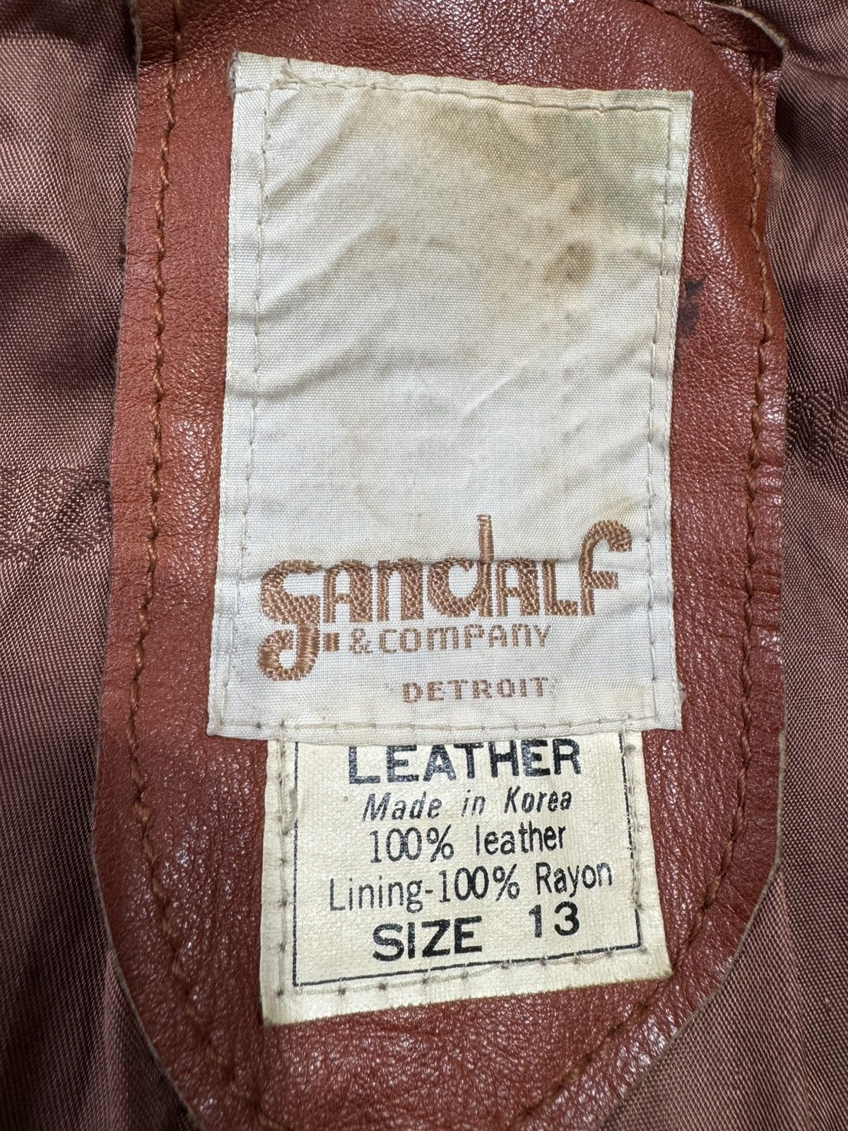 Other Gandalf & Company Detroit Marc Buchanan 60s Leather Korea S Size S / US 4 / IT 40 - 11 Thumbnail
