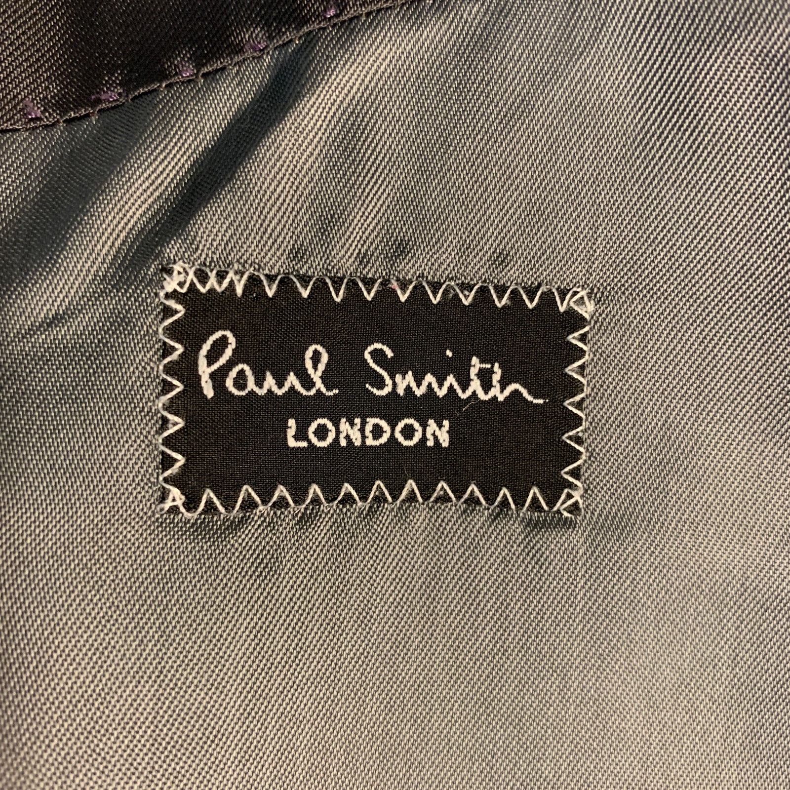 Paul Smith PAUL SMITH 44 Black Wool/Cashmere Notch Lapel Sport Coat Size 44R - 10 Thumbnail