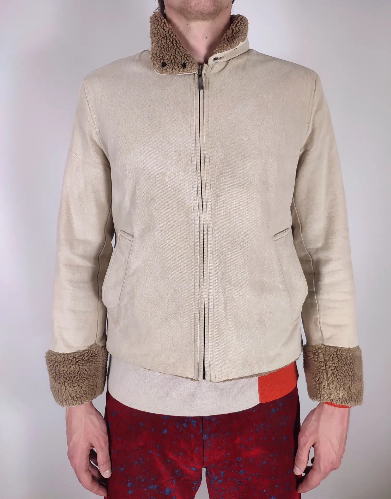 Dolce & Gabbana Vintage Y2K Dolce Gabbana Sheep Teddy Jacket Size US S / EU 44-46 / 1 - 17 Thumbnail