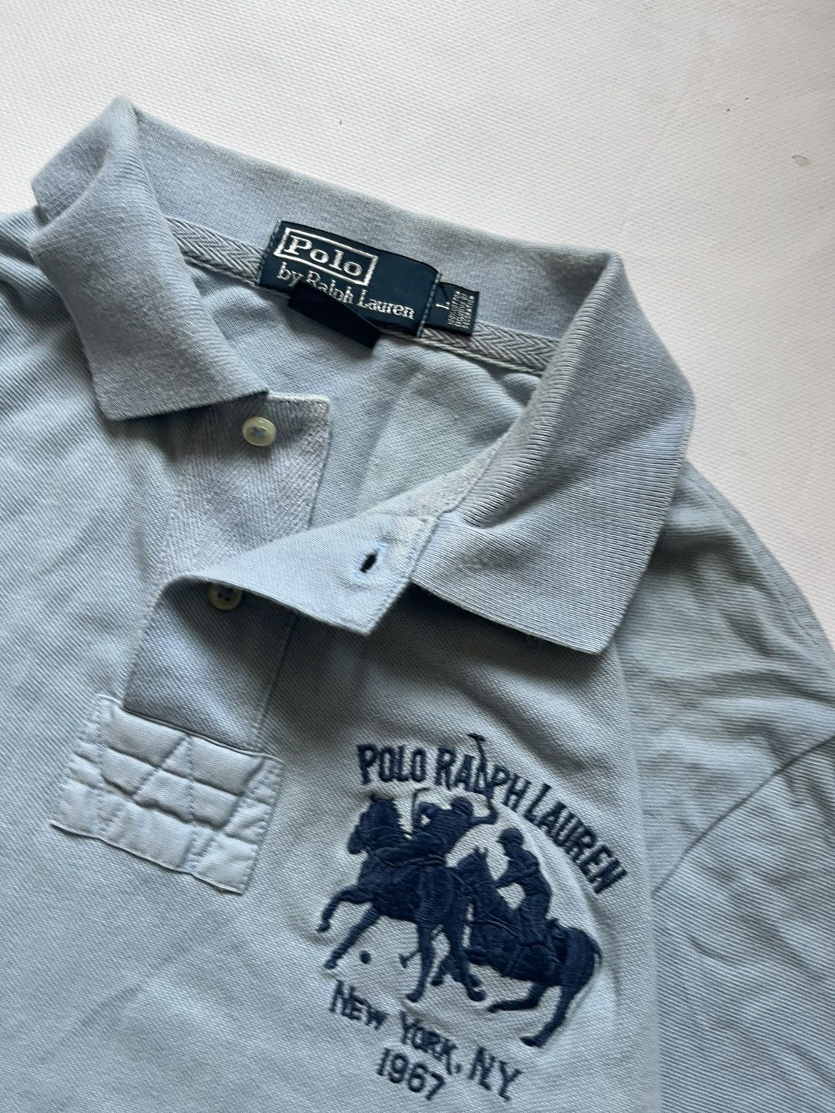 Polo Ralph Lauren Polo Ralph Lauren Striped Big Pony Polo Shirt Size US M / EU 48-50 / 2 - 4 Thumbnail
