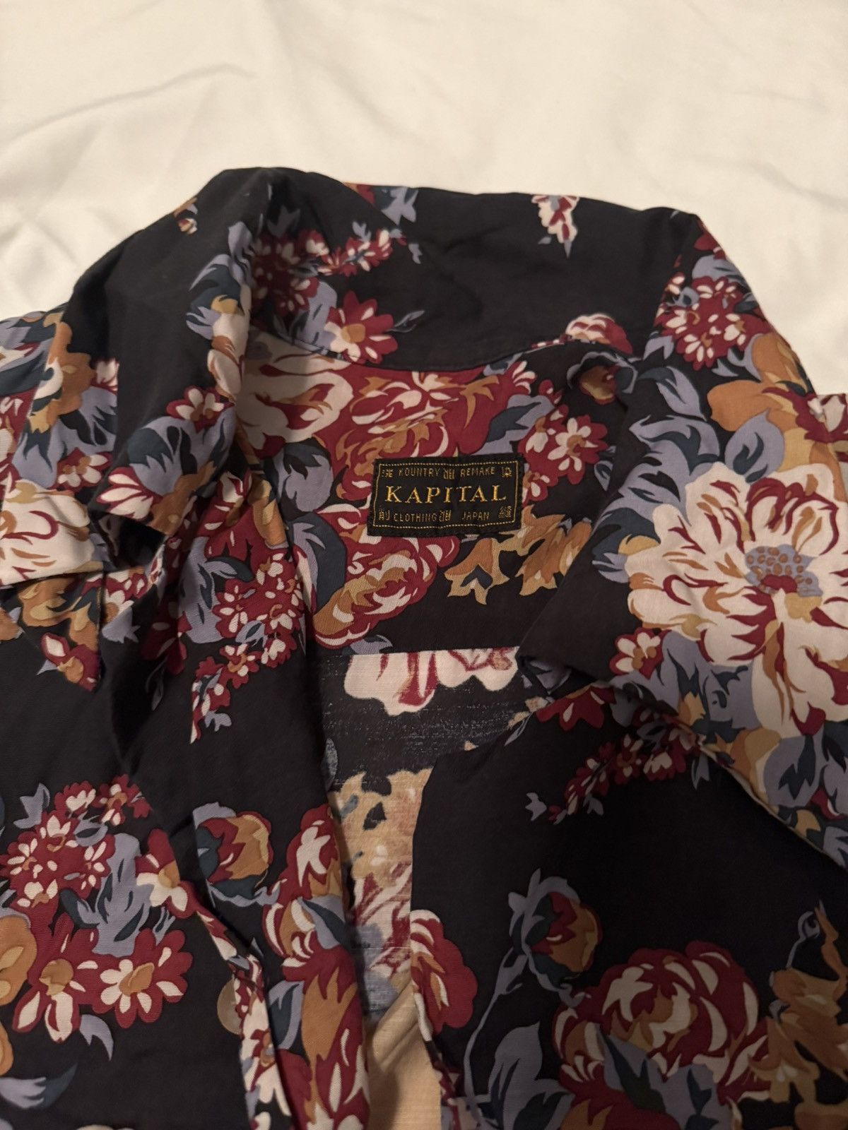 Kapital Kapital Silk Rayon Champetre Peckish Maria Button Shirt Size US XL / EU 56 / 4 - 3 Thumbnail