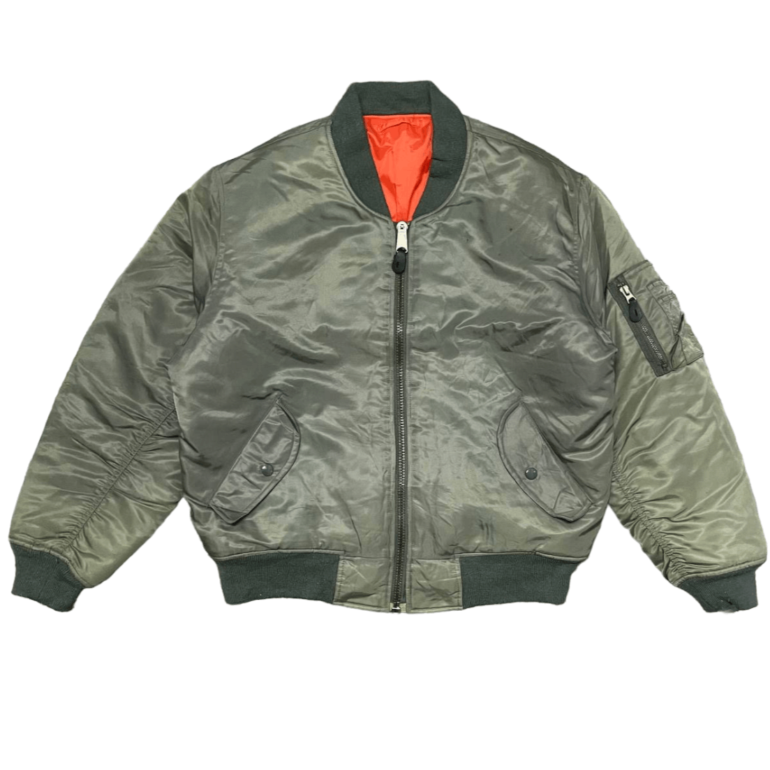 Vintage Vintage Intermediate Ma-1 Reversible Flyers Bomber Jacket Size US M / EU 48-50 / 2 - 1 Thumbnail