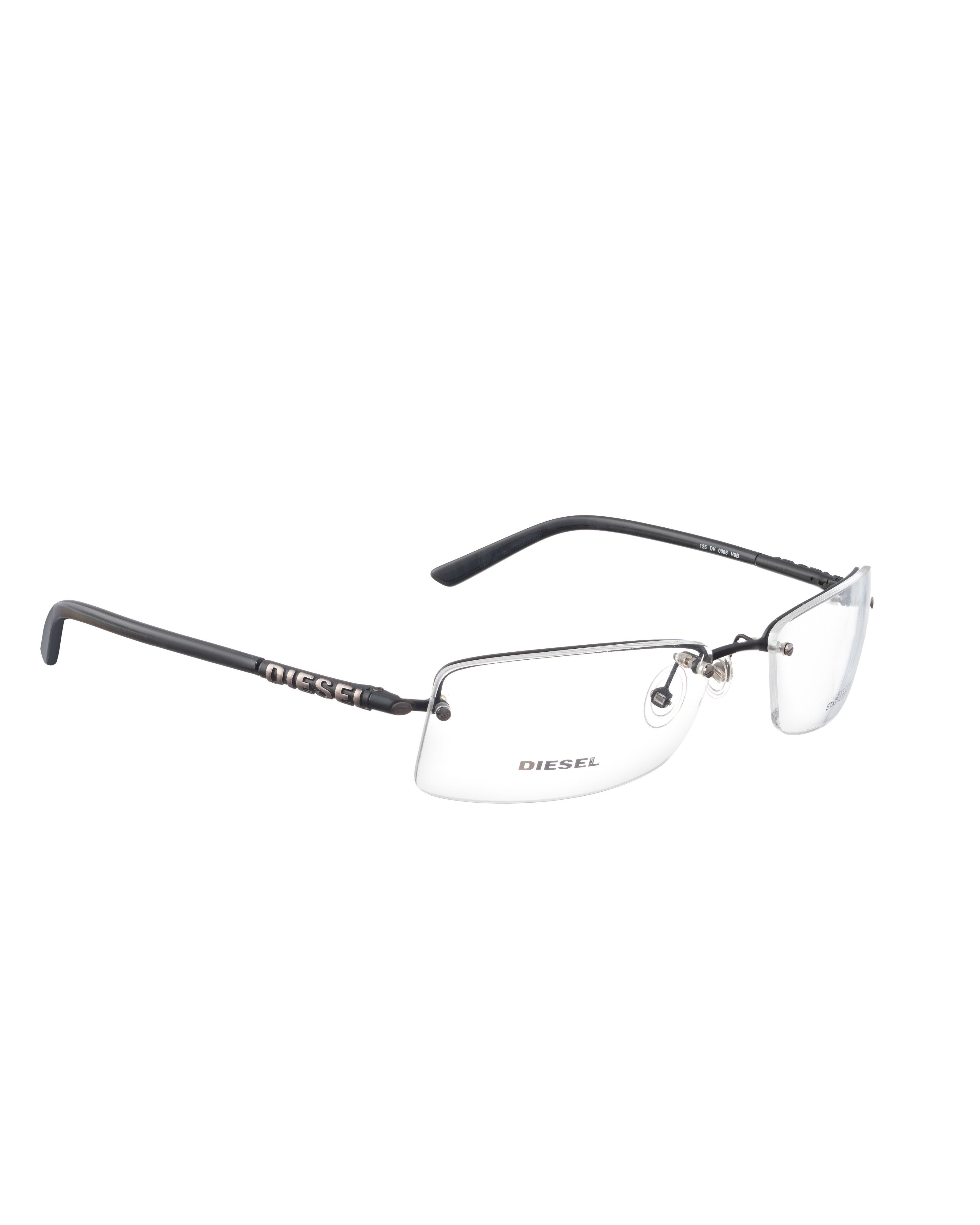 Diesel Diesel '00s Black Half-Rim Glasses Size ONE SIZE - 2 Thumbnail