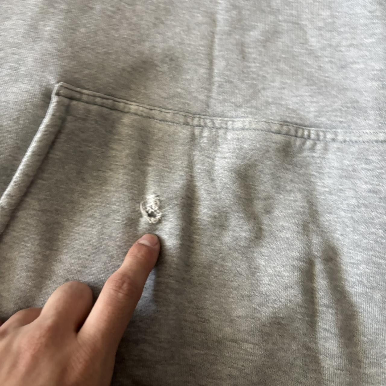 Nike Crazy Vintage 90s Grey Nike Streetwear Essential Hoodie! Size L Size US L / EU 52-54 / 3 - 5 Thumbnail
