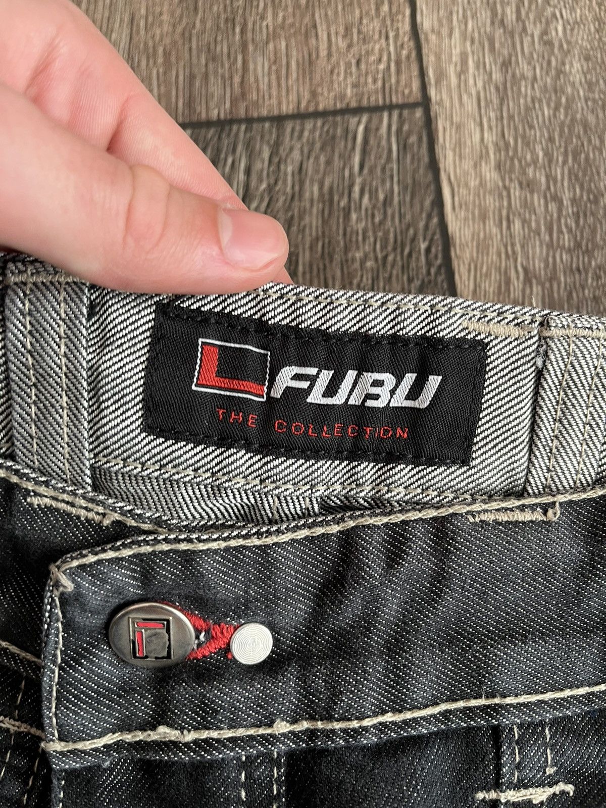 Fubu Vintage Fubu Logo Carpenter Baggy Reversible Denim Jeans Size US 30 / EU 46 - 7 Thumbnail