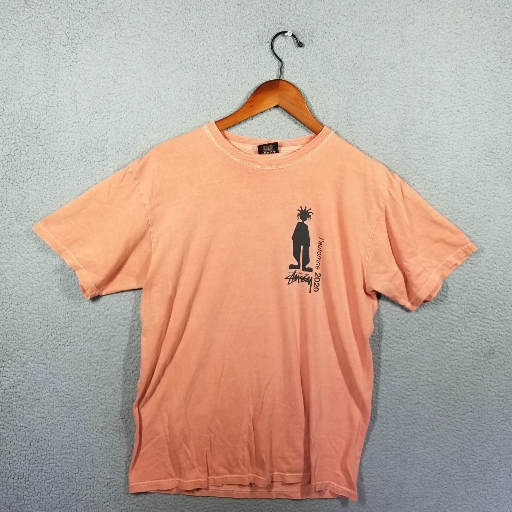 Vintage VINTAGE Stussy Delusion Pig Dyed T-Shirt Mens Medium Orange Streetwear Fall 2020 Size US M / EU 48-50 / 2 - 2 Thumbnail
