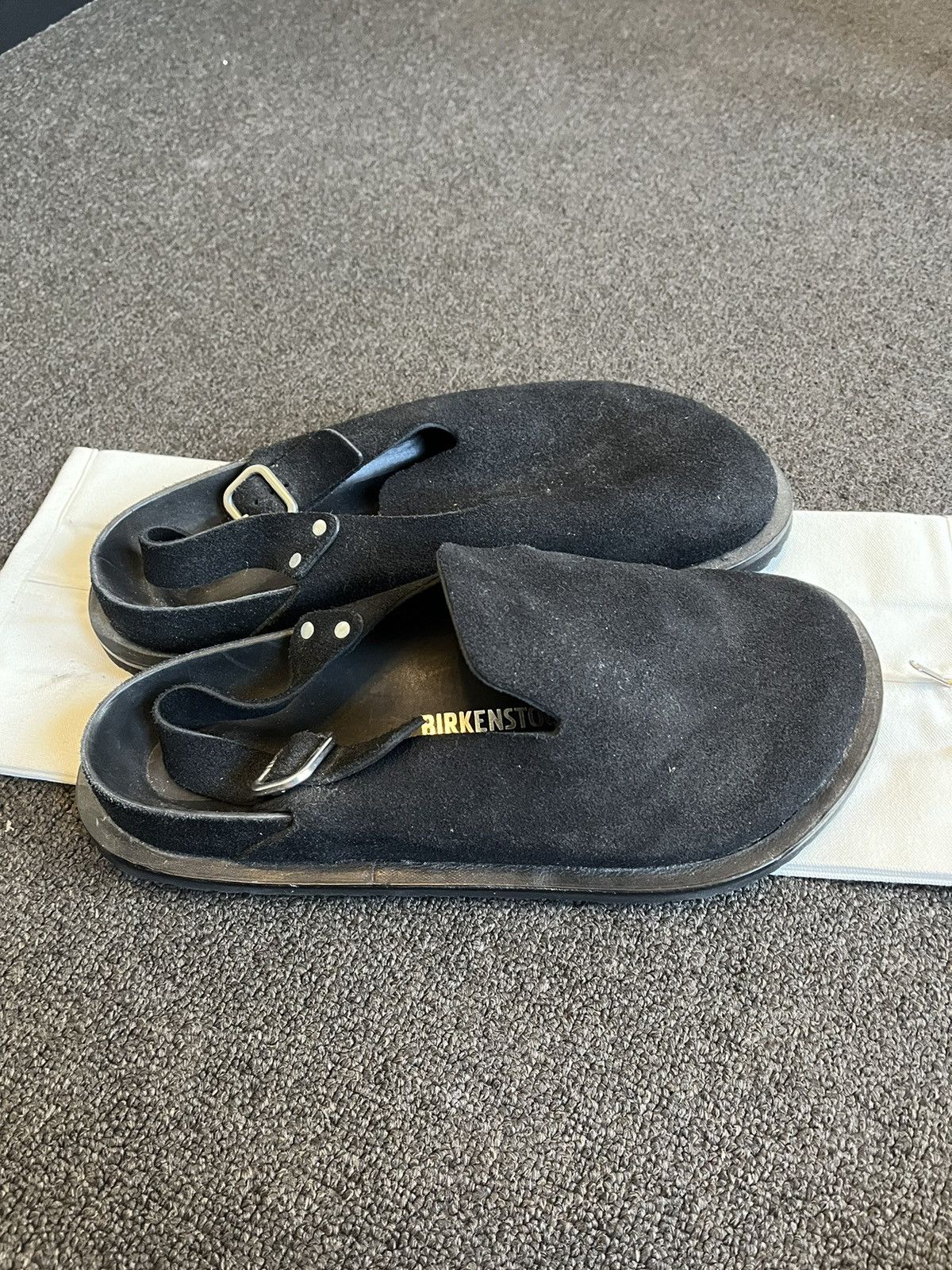 Birkenstock × Jil Sander Jil Sander + Birkenstock Berlin Suede Mule Size US 12 / EU 45 - 3 Thumbnail
