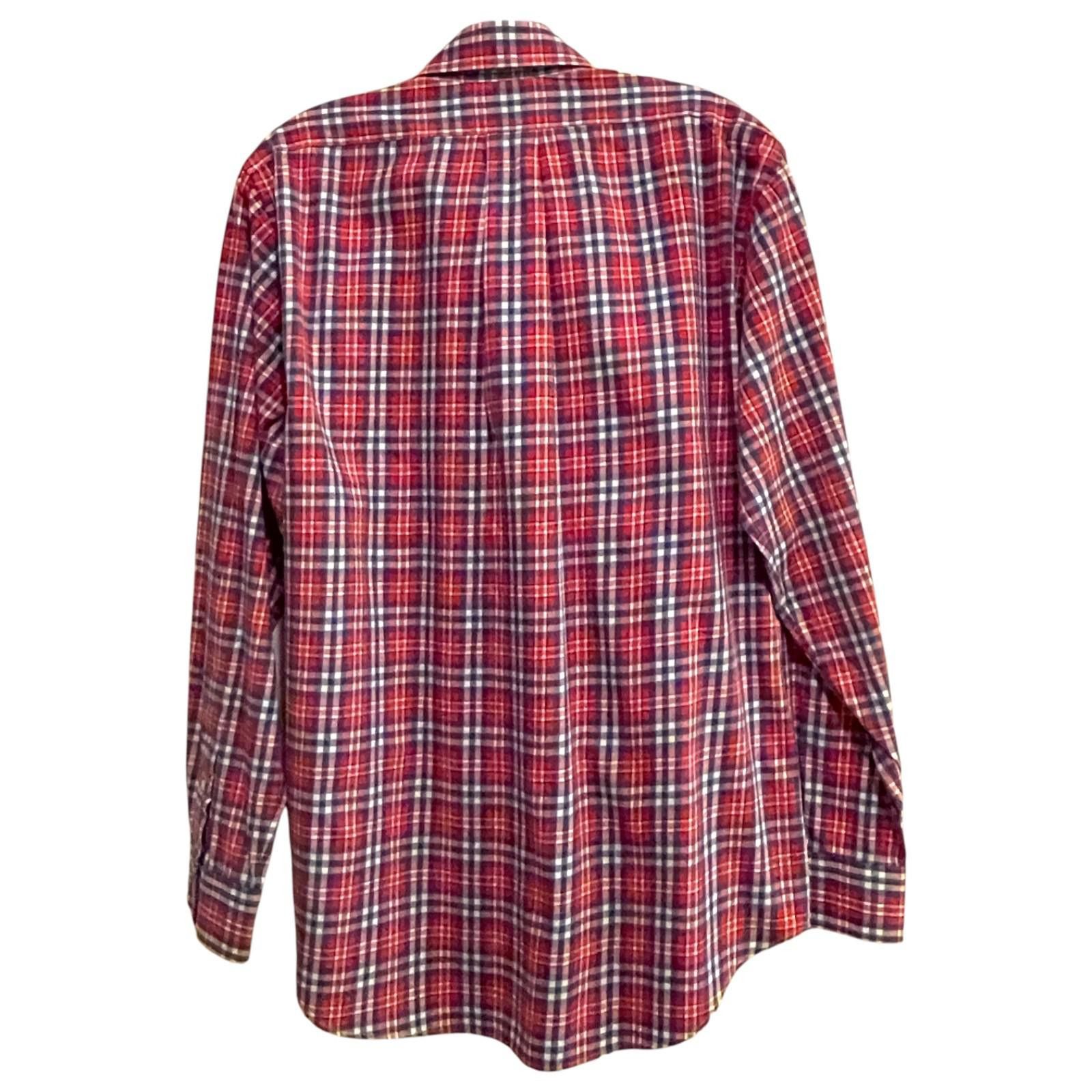 Vineyard Vines Vineyard Vines Slim Fit Red Plaid Button Down Shirt Men’s LS Size US M / EU 48-50 / 2 - 2 Thumbnail