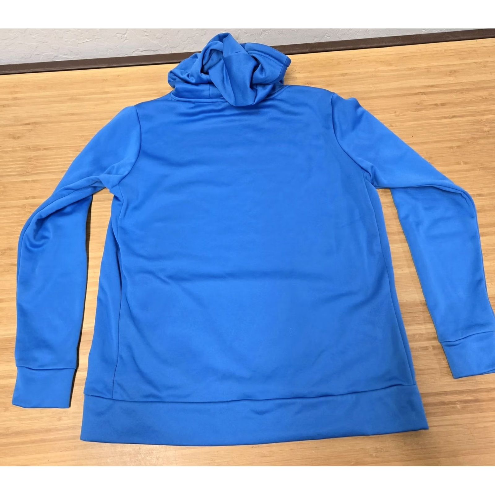 Nike Nike Dri-FIT Hoodie Mens Large Blue Pullover Sweatshirt Athletic Swoosh Logo Size US L / EU 52-54 / 3 - 5 Thumbnail