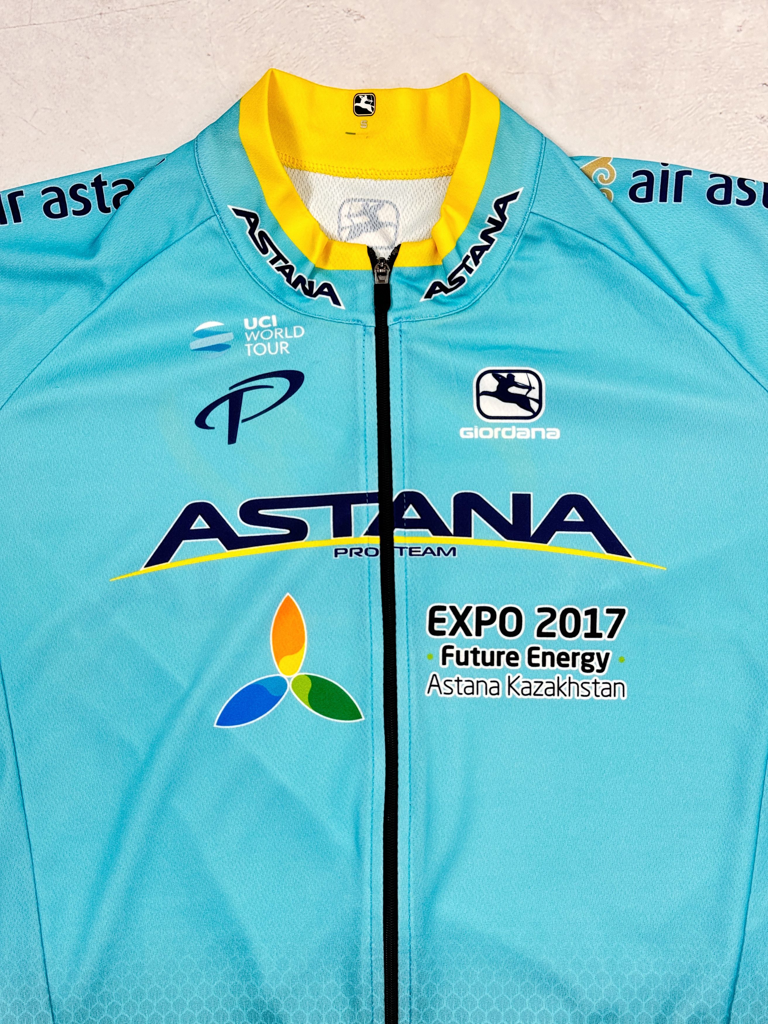 Giordana Cycling Jersey Kazakhstan Astana UCI 2017